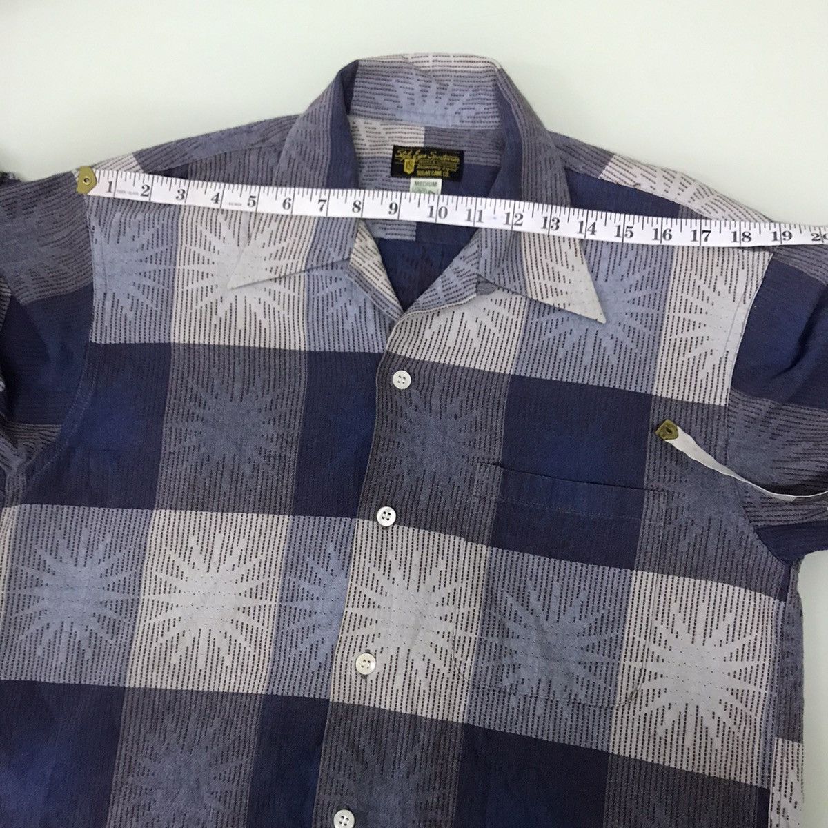 Toyo Enterprises Vintage Style Eyes Sugar Cane Long Sleeve Button Up Shirt Size US M / EU 48-50 / 2 - 17 Thumbnail