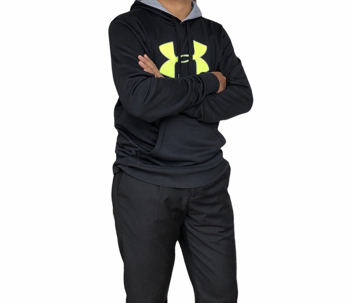 Under Armour Under Armour UA Spell Out Big Logo Sweatshirt With Hoodie Size US L / EU 52-54 / 3 - 2 Thumbnail