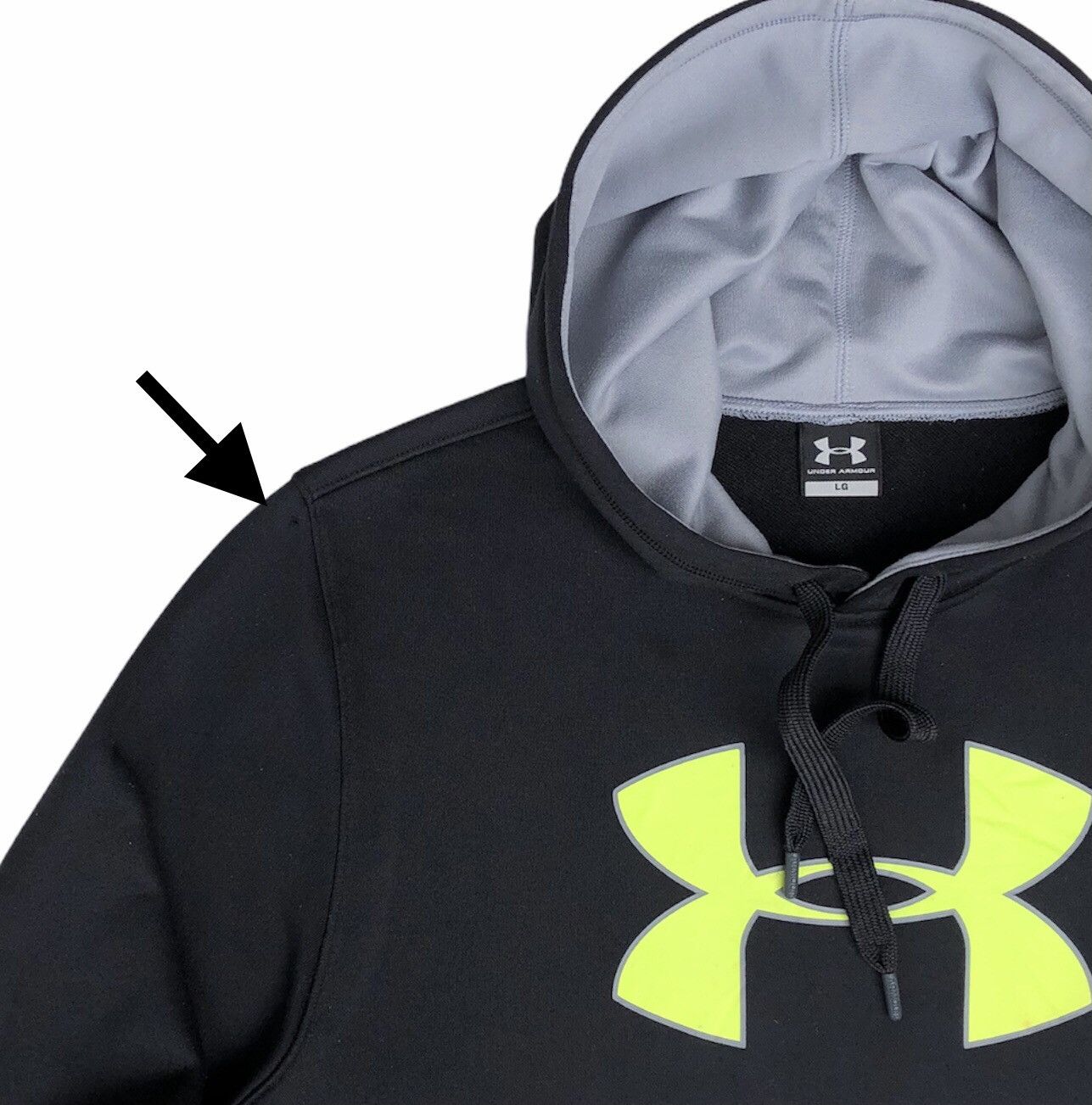 Under Armour Under Armour UA Spell Out Big Logo Sweatshirt With Hoodie Size US L / EU 52-54 / 3 - 9 Thumbnail