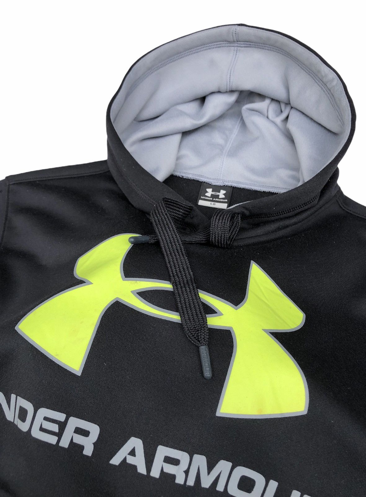 Under Armour Under Armour UA Spell Out Big Logo Sweatshirt With Hoodie Size US L / EU 52-54 / 3 - 7 Thumbnail