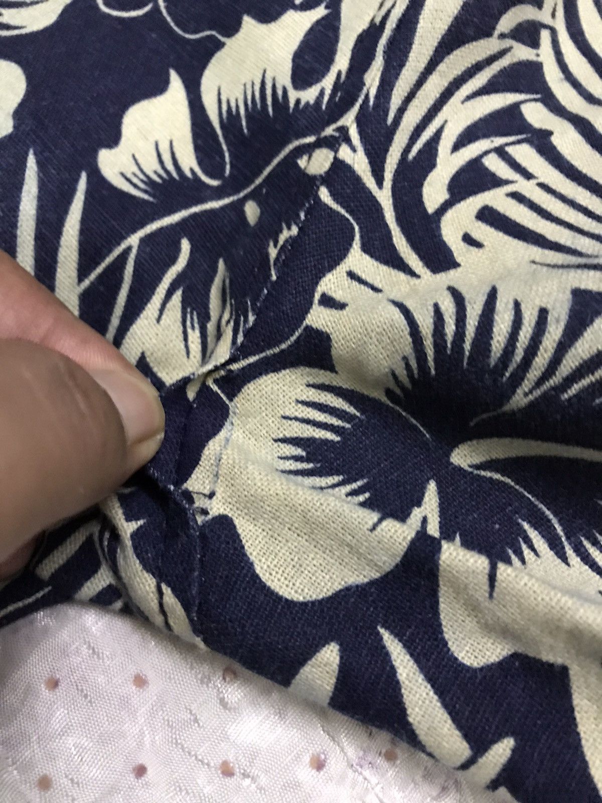 Designer Wellmade M&S Fullprinted Hawaii Motif Linen / Cotton Pants Size US 33 - 10 Thumbnail