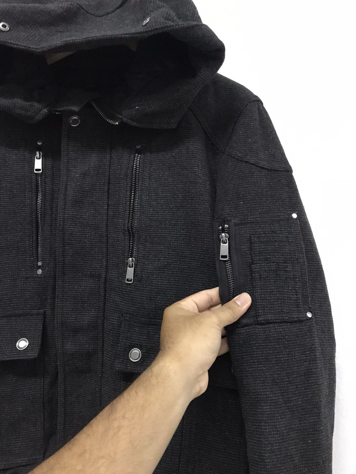 H&M Nice❗️H&M seditionaries bondage punk jacket hoodie Size US M / EU 48-50 / 2 - 3 Thumbnail