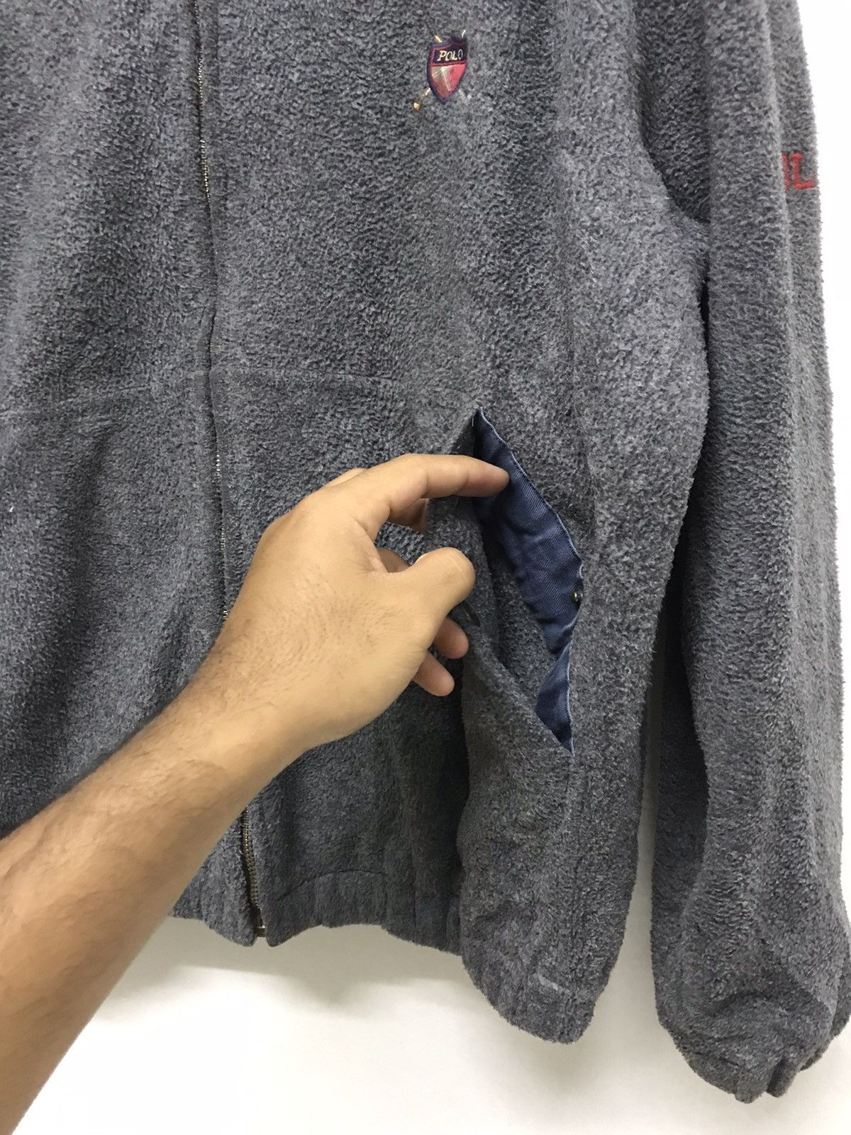 Vintage Polo Ralph Lauren Deep Pile Fleece Jacket