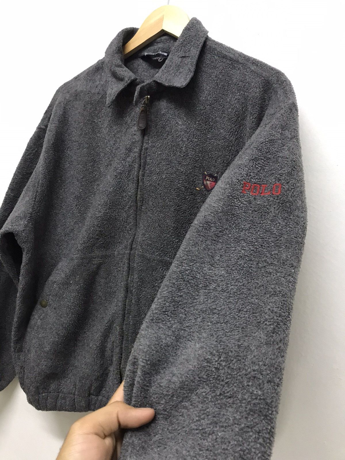 Vintage Polo Ralph Lauren Deep Pile Fleece Jacket