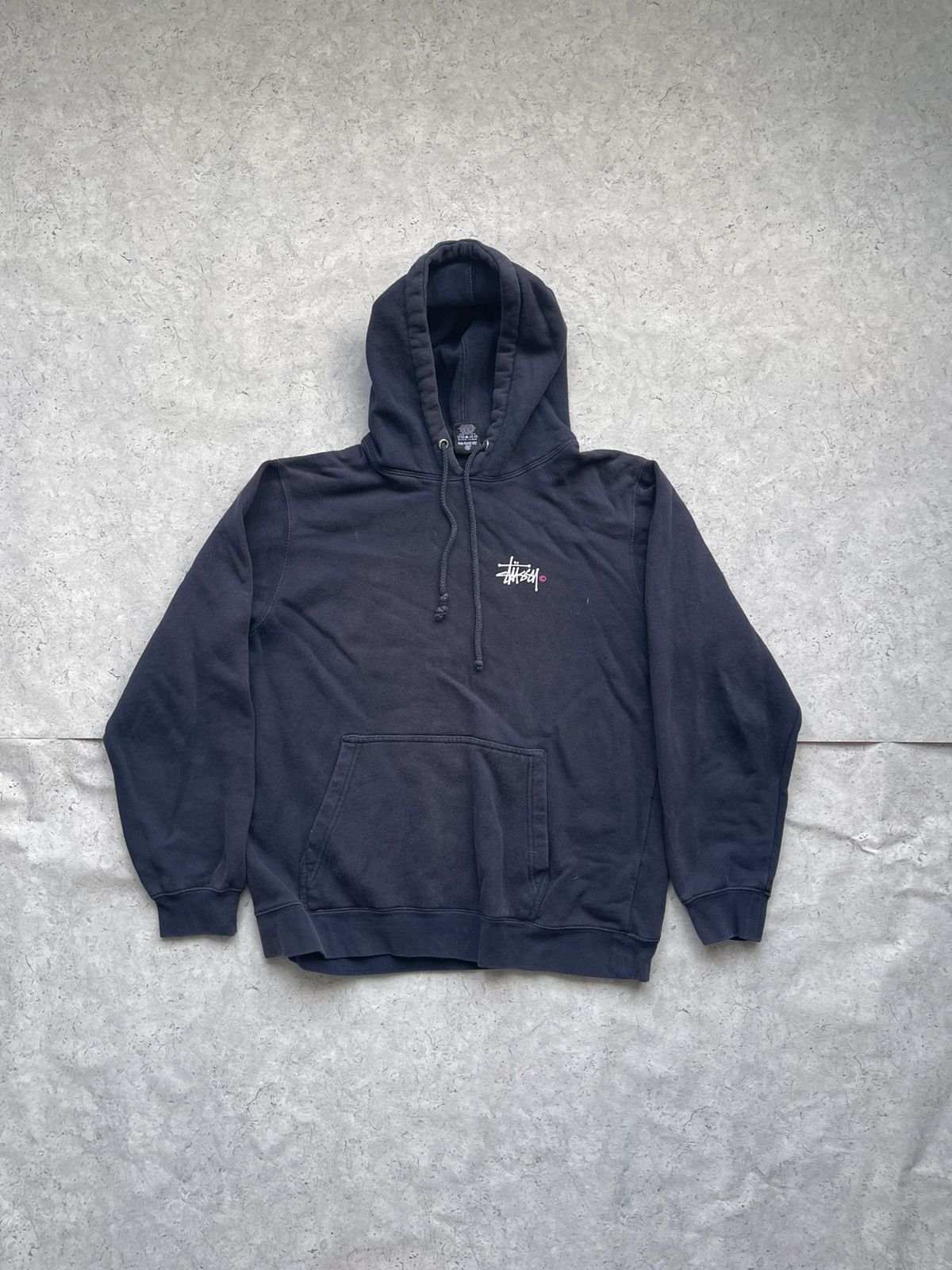 Vintage Stussy Striped Hoodie Size M