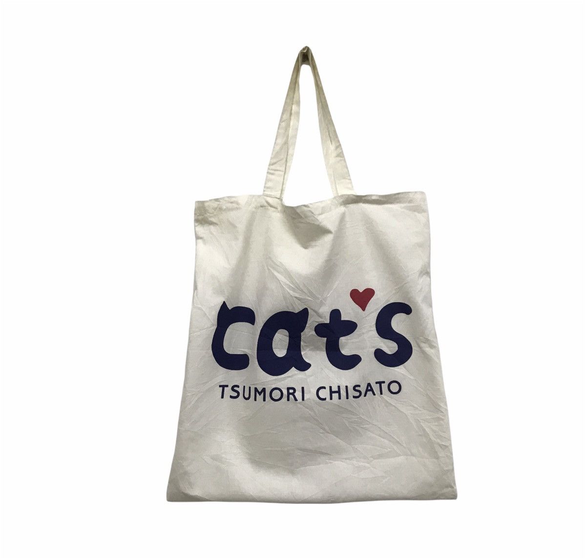 image of Issey Miyake Vintage Issey Miyke Cats By Tsumori Chisato Tote Bag in White, Men's