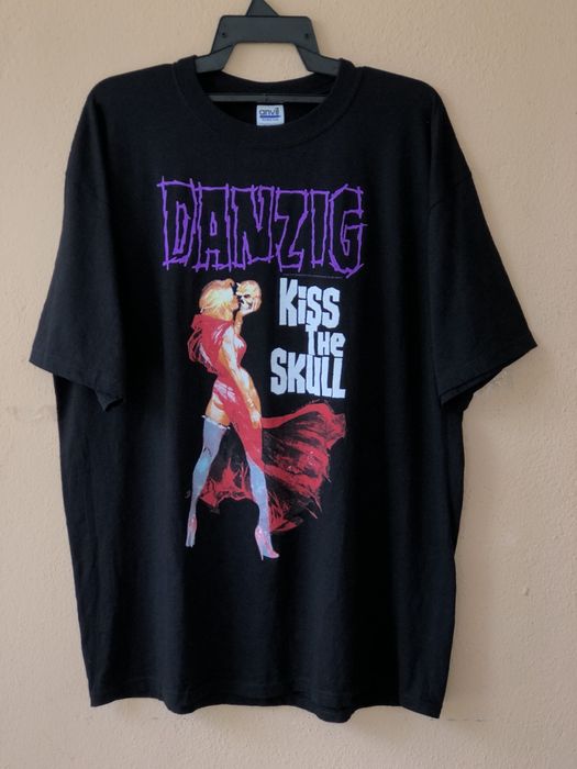 Vintage 2009 Danzig Kiss The Skull Band Promo Tee | Grailed