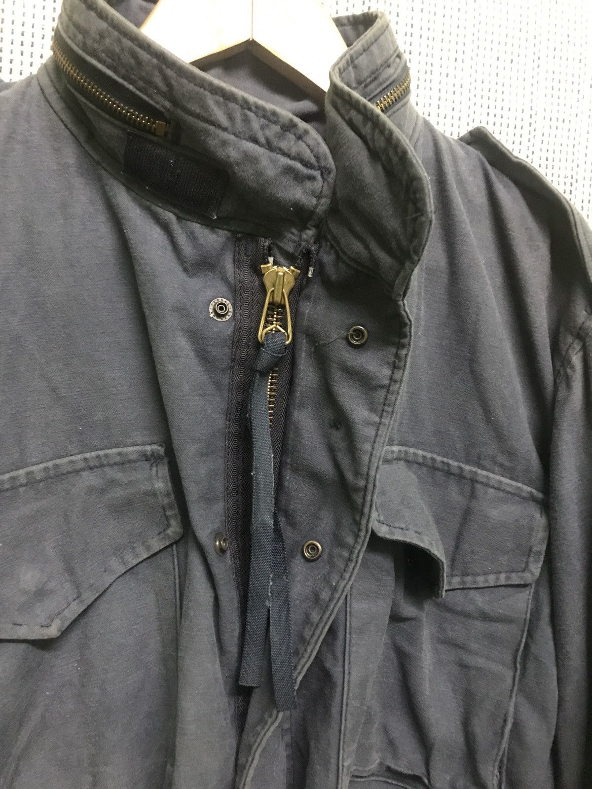 Alpha Industries Vtg Alpha Industries M65 Field Jacket Scovill Zip Made USA Size US L / EU 52-54 / 3 - 4 Thumbnail