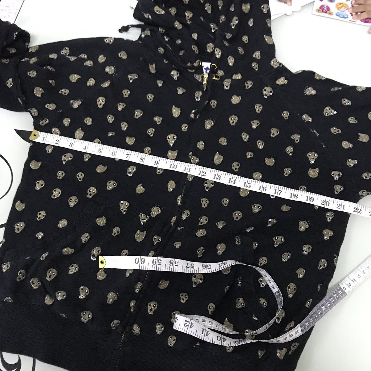 Issey Miyake Issey Miyake Cats by Tsumori Chisato Fullprint Skull Hoodie Size M / US 6-8 / IT 42-44 - 16 Thumbnail