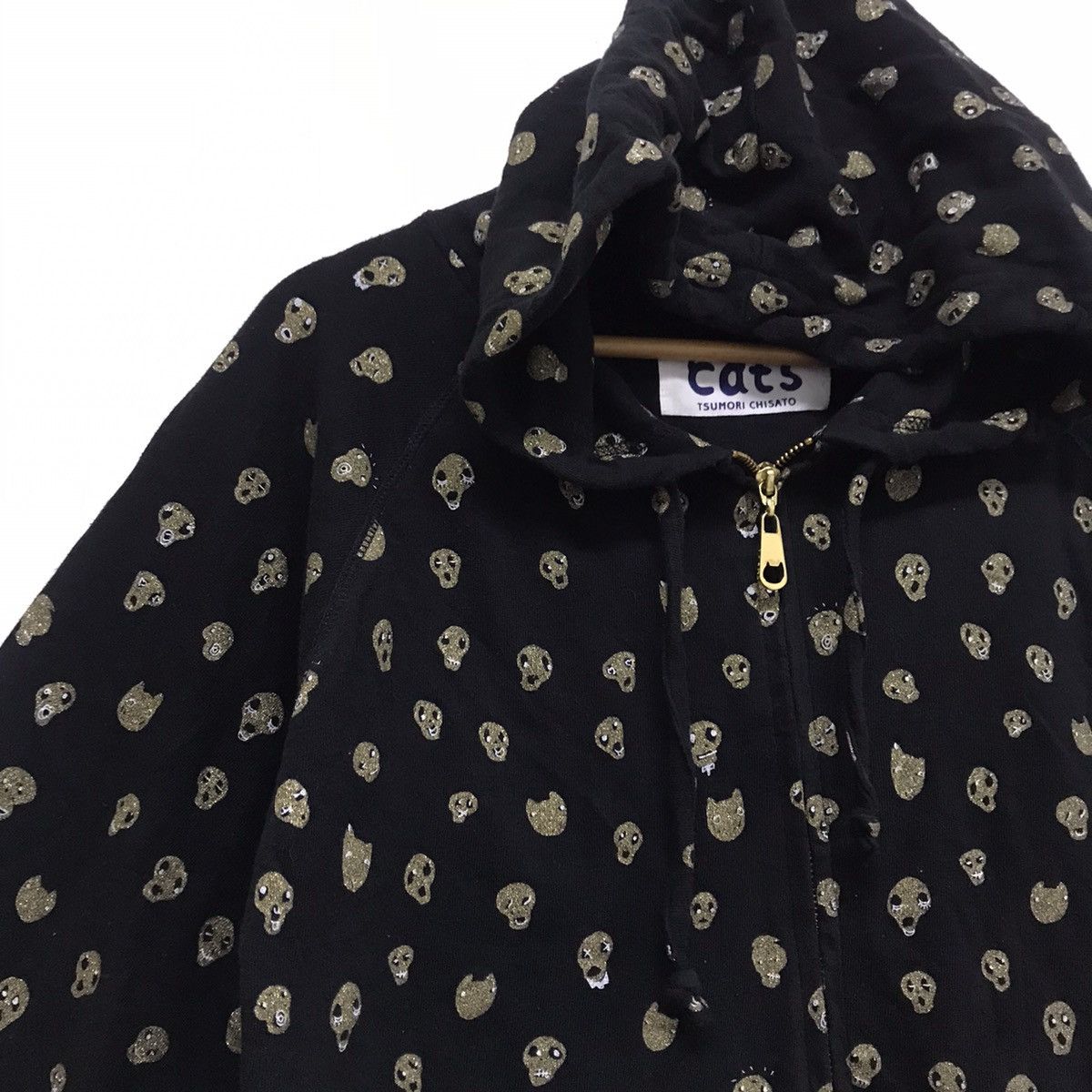 Issey Miyake Issey Miyake Cats by Tsumori Chisato Fullprint Skull Hoodie Size M / US 6-8 / IT 42-44 - 4 Thumbnail