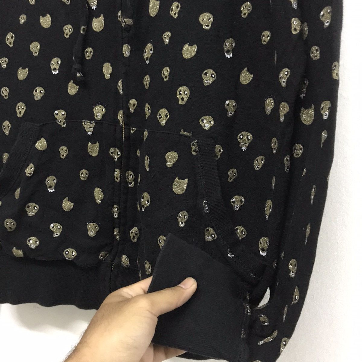 Issey Miyake Issey Miyake Cats by Tsumori Chisato Fullprint Skull Hoodie Size M / US 6-8 / IT 42-44 - 7 Thumbnail