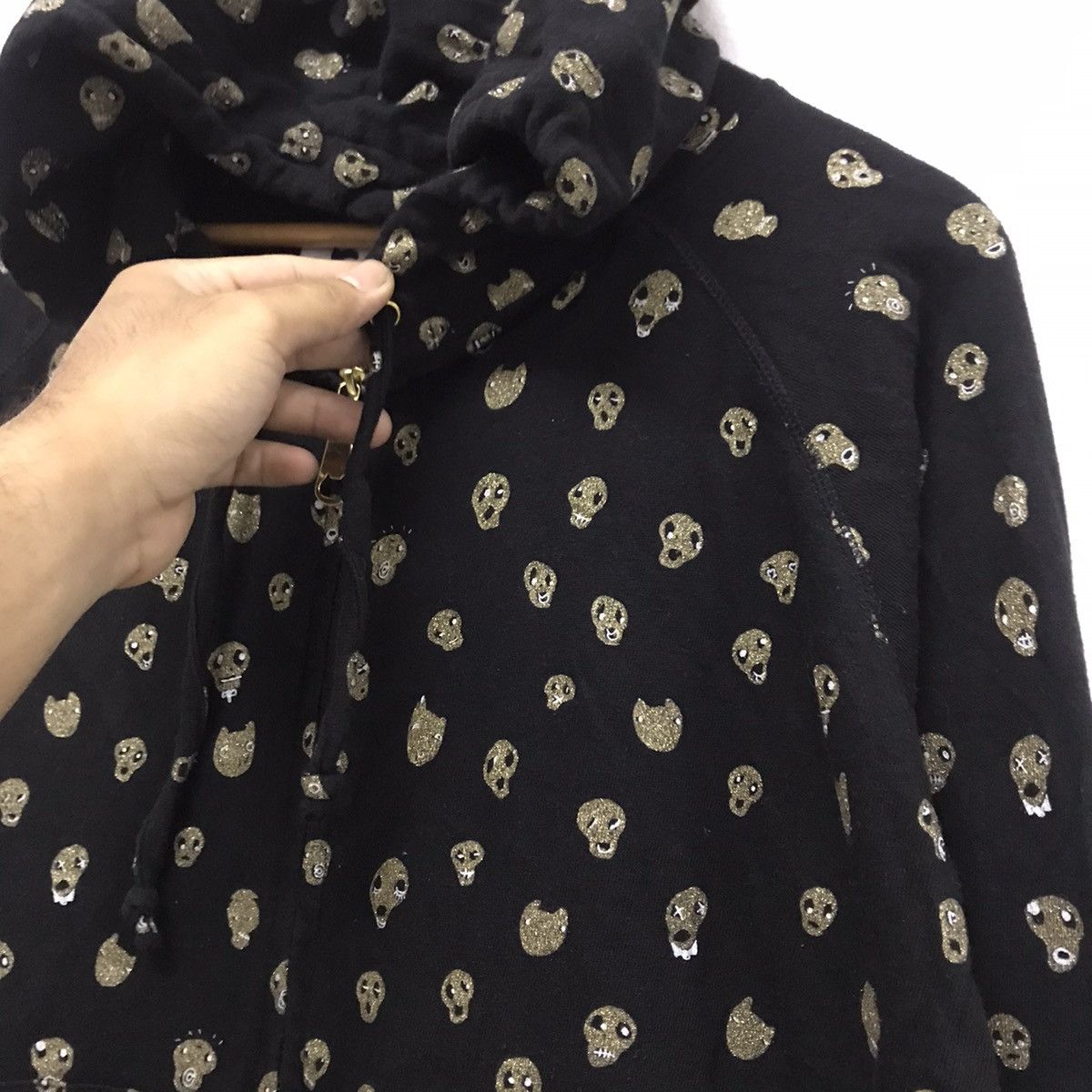 Issey Miyake Issey Miyake Cats by Tsumori Chisato Fullprint Skull Hoodie Size M / US 6-8 / IT 42-44 - 6 Thumbnail