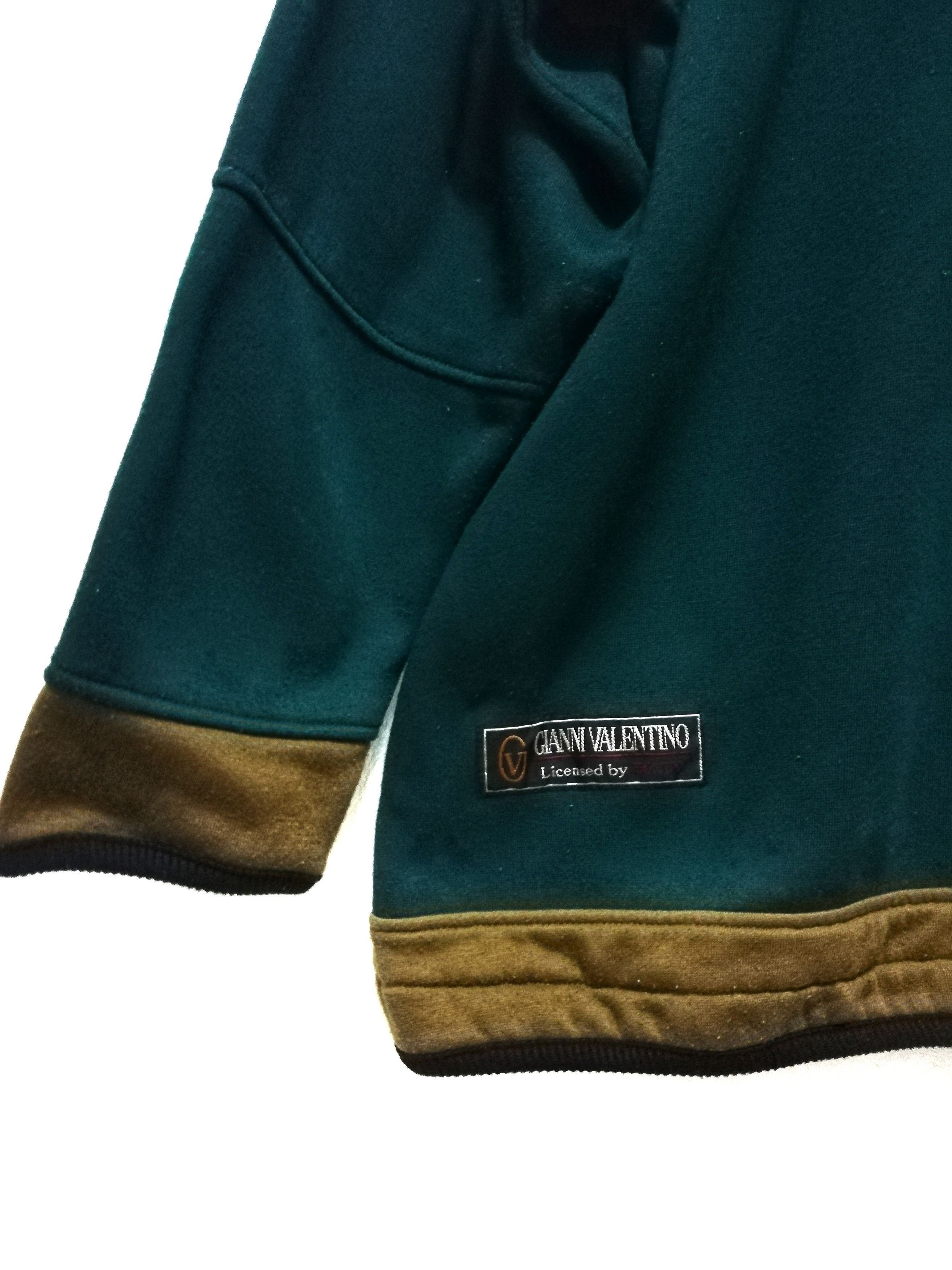 Gianni Valentino × Valentino × Vintage 🔥Vintage Gianni Velentino Half Zipper Crewneck Sweatshirt Size US L / EU 52-54 / 3 - 4 Thumbnail