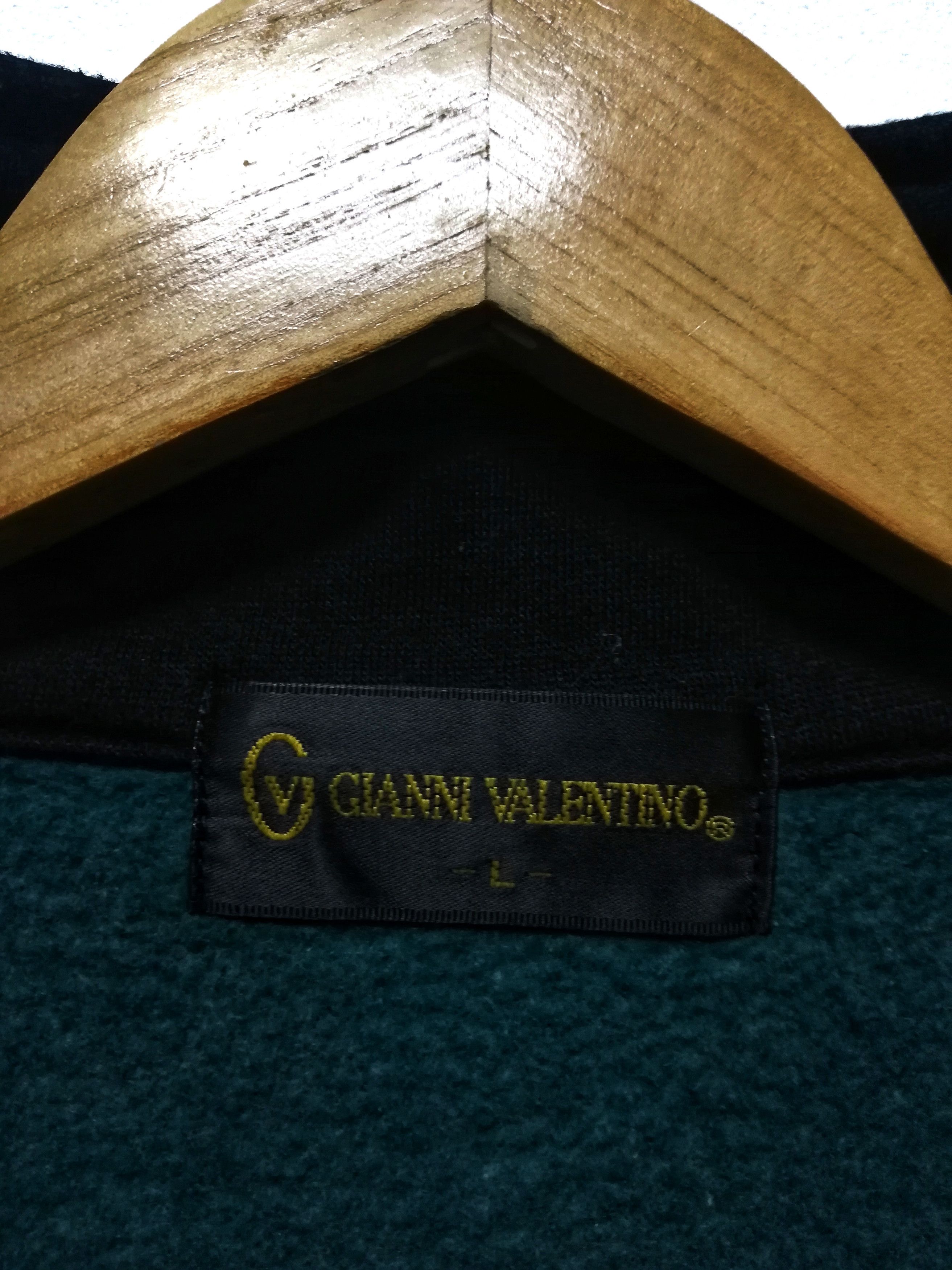 Gianni Valentino × Valentino × Vintage 🔥Vintage Gianni Velentino Half Zipper Crewneck Sweatshirt Size US L / EU 52-54 / 3 - 7 Thumbnail