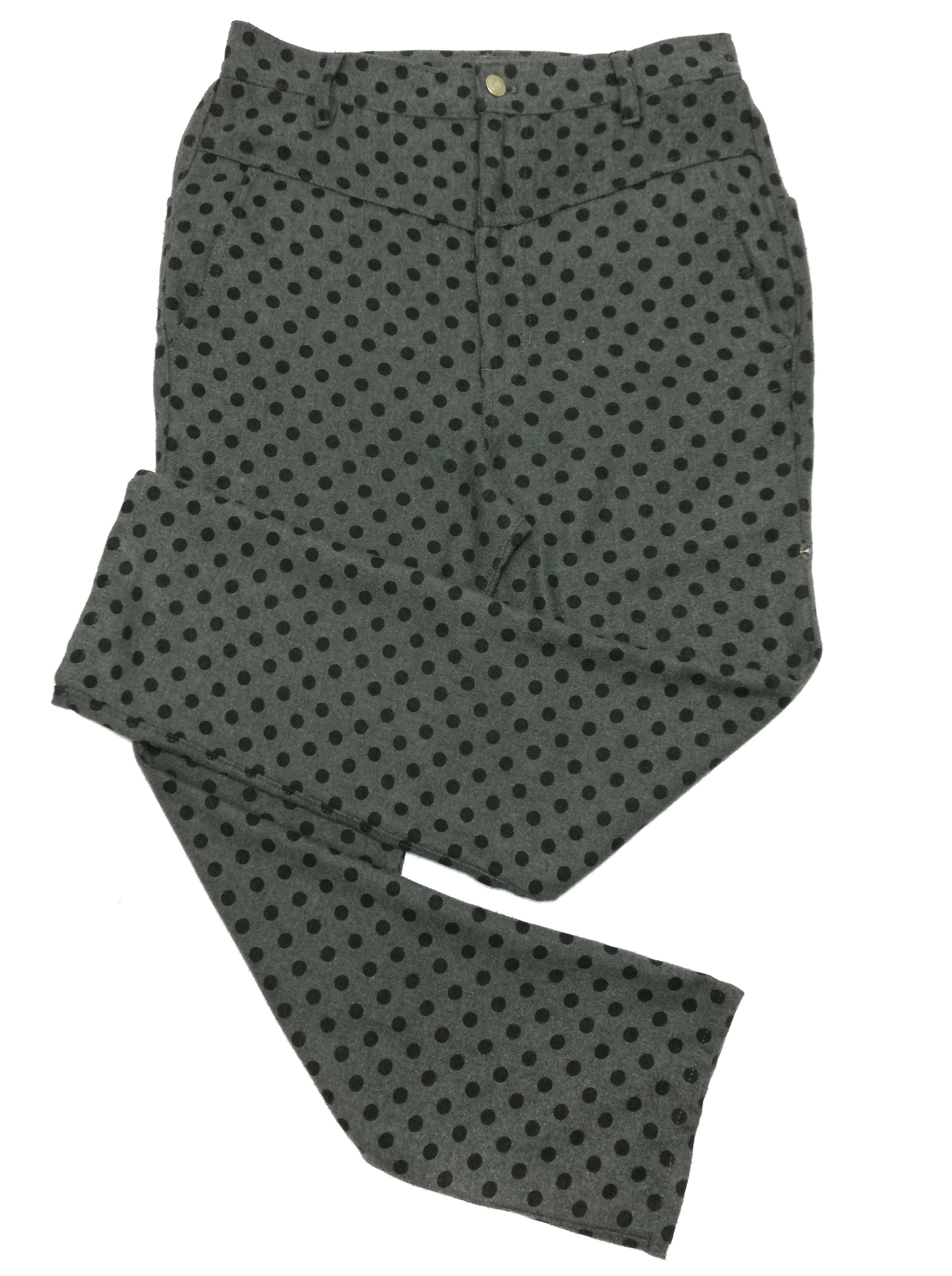 Issey Miyake × mercibeaucoup 🔥DOPE ART Polka Dot Casual Trousers Pantsm Polyester/Rayon Size US 29 - 1 Thumbnail
