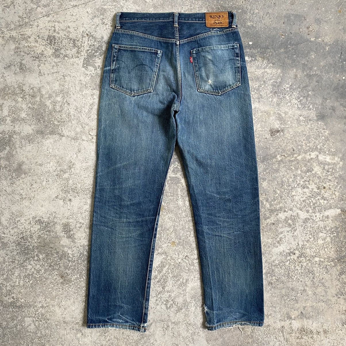 Hysteric Glamour VTG 90’s Hysteric Glamour Faded Blue Ripped Selvedge Jeans Size US 30 / EU 46 - 13 Thumbnail
