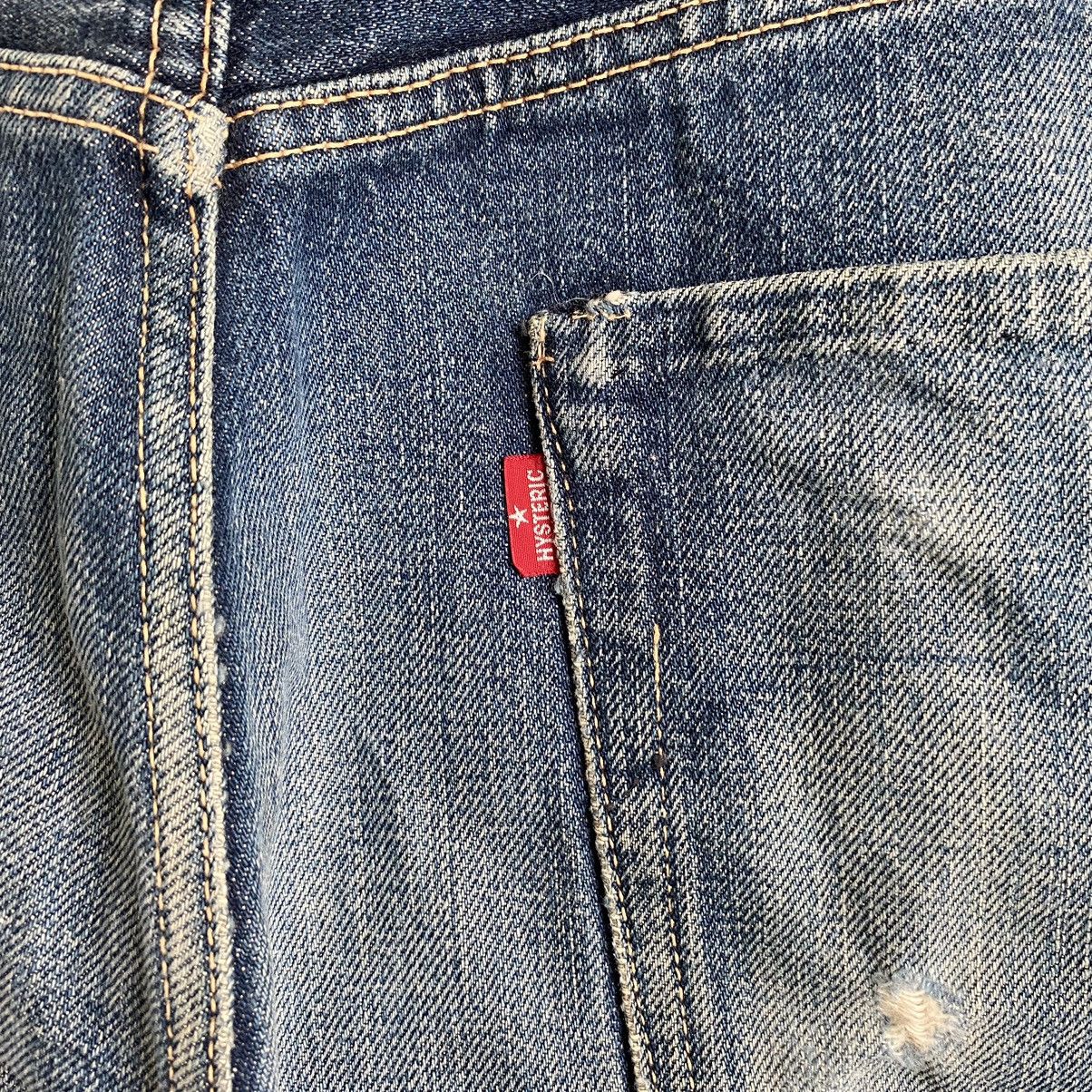 Hysteric Glamour VTG 90’s Hysteric Glamour Faded Blue Ripped Selvedge Jeans Size US 30 / EU 46 - 20 Thumbnail