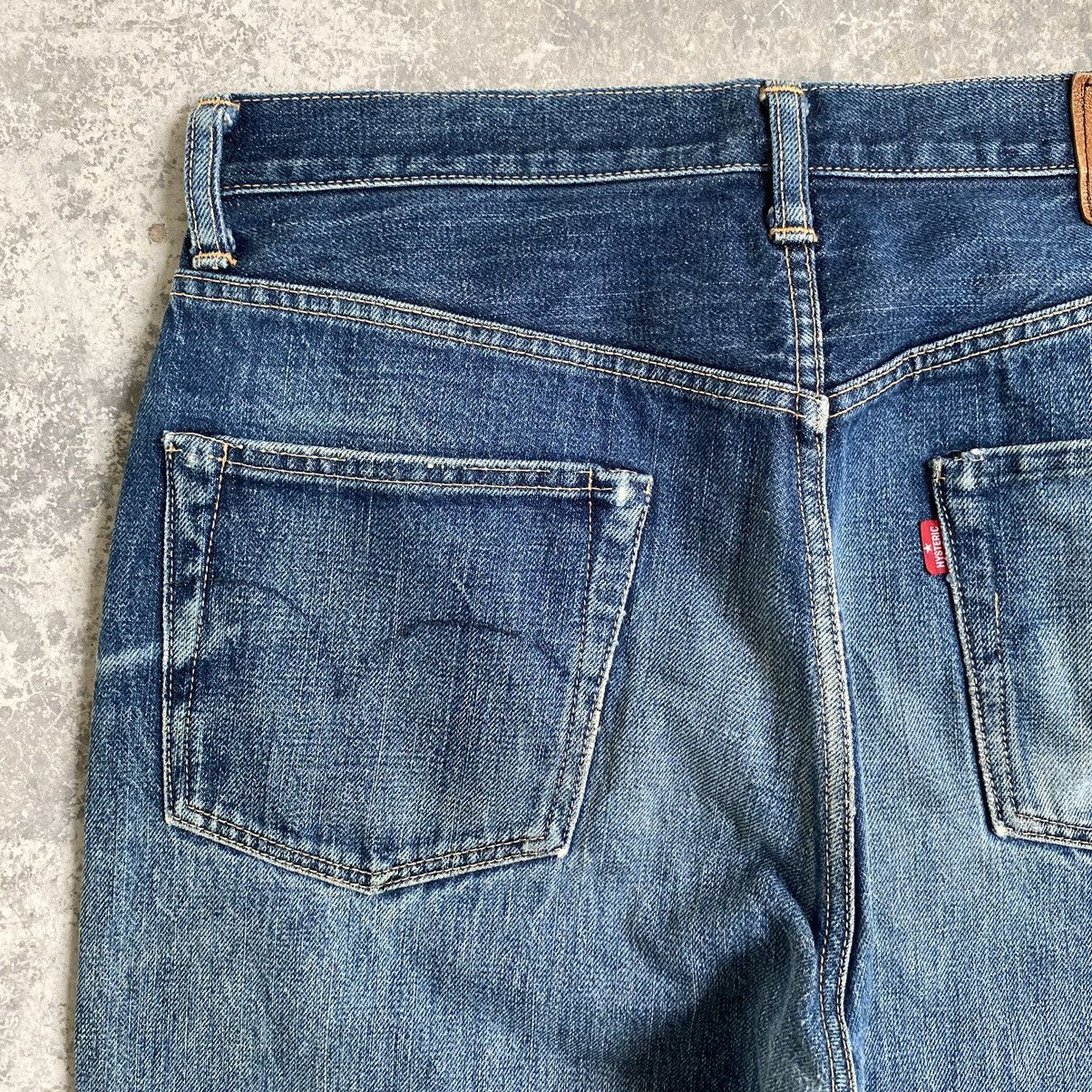 Hysteric Glamour VTG 90’s Hysteric Glamour Faded Blue Ripped Selvedge Jeans Size US 30 / EU 46 - 19 Thumbnail