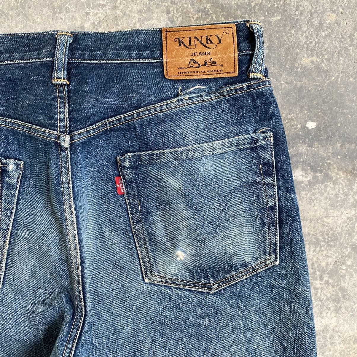 Hysteric Glamour VTG 90’s Hysteric Glamour Faded Blue Ripped Selvedge Jeans Size US 30 / EU 46 - 18 Thumbnail