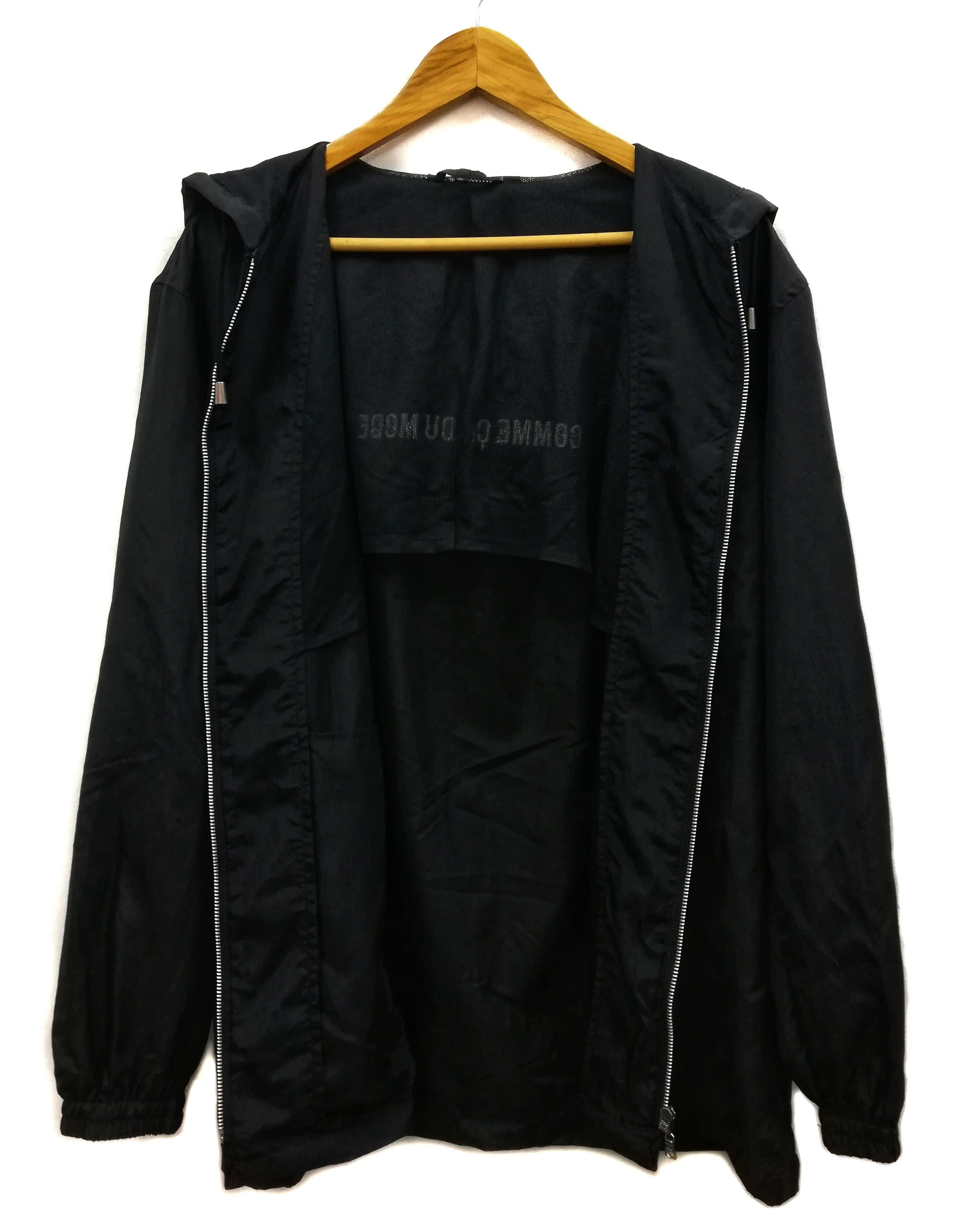 Designer × Japanese Brand 🔥COMME CA DU MODE Big Logo Black Nylon Zipper Jacket🔥 Size US M / EU 48-50 / 2 - 6 Thumbnail