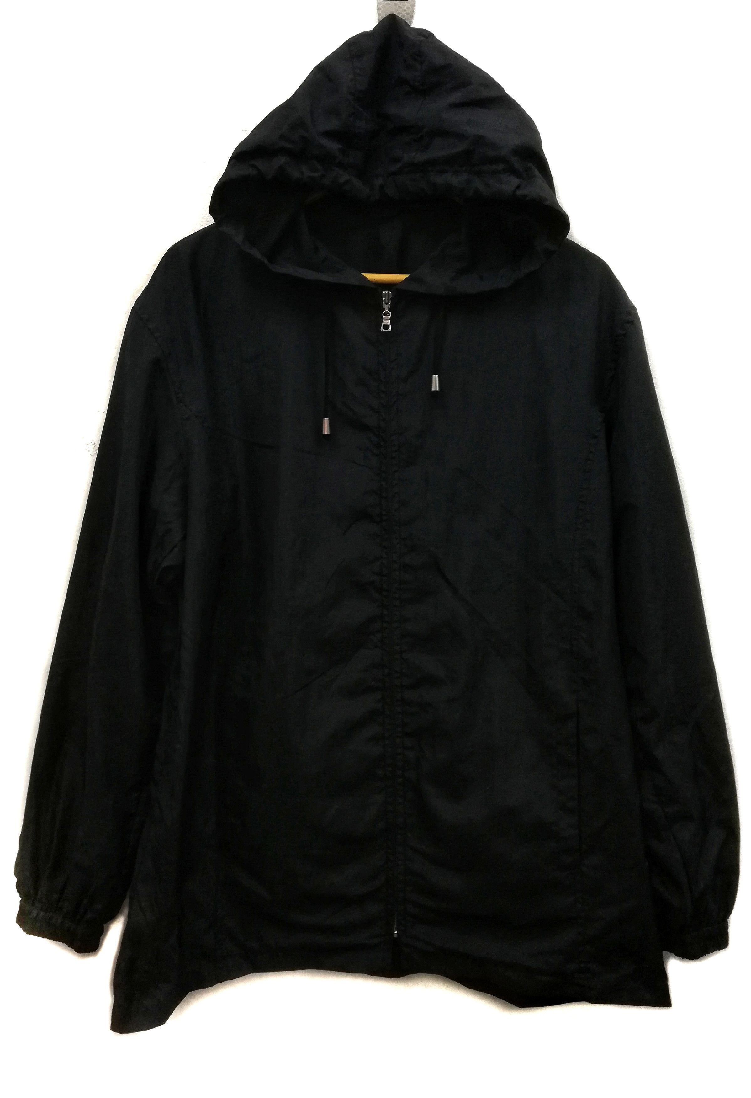 Designer × Japanese Brand 🔥COMME CA DU MODE Big Logo Black Nylon Zipper Jacket🔥 Size US M / EU 48-50 / 2 - 2 Thumbnail