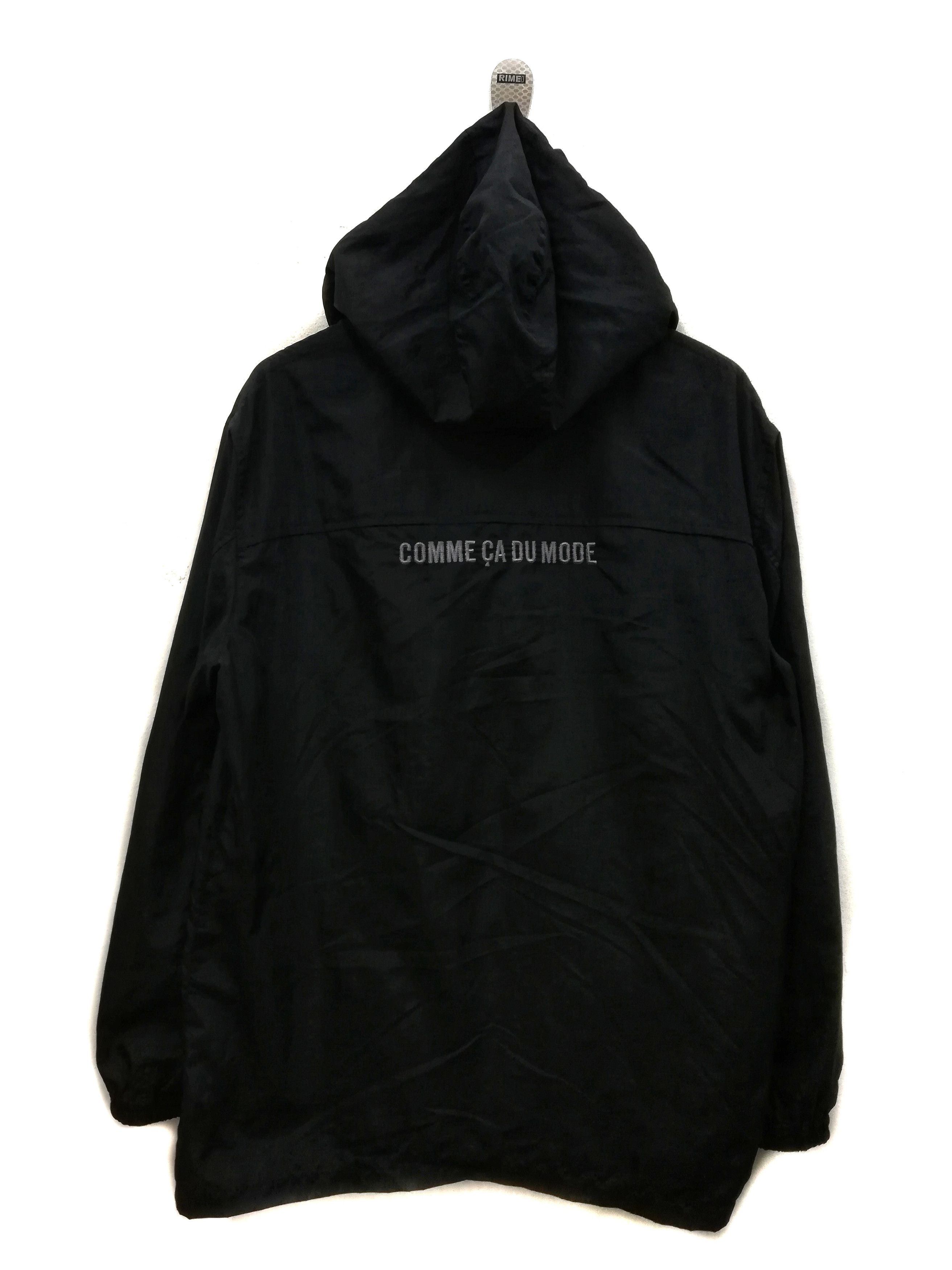 Designer × Japanese Brand 🔥COMME CA DU MODE Big Logo Black Nylon Zipper Jacket🔥 Size US M / EU 48-50 / 2 - 1 Thumbnail