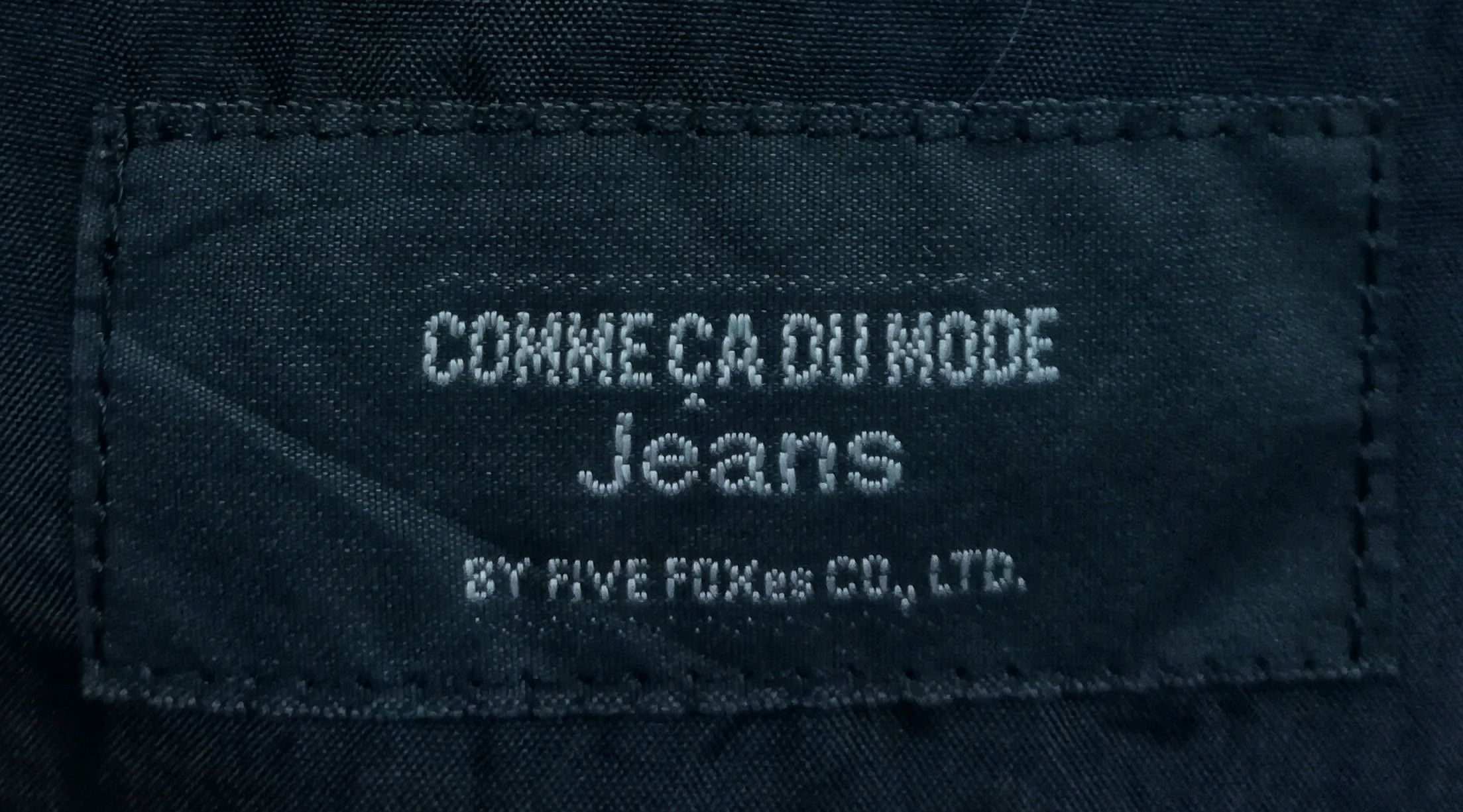 Designer × Japanese Brand 🔥COMME CA DU MODE Big Logo Black Nylon Zipper Jacket🔥 Size US M / EU 48-50 / 2 - 8 Thumbnail