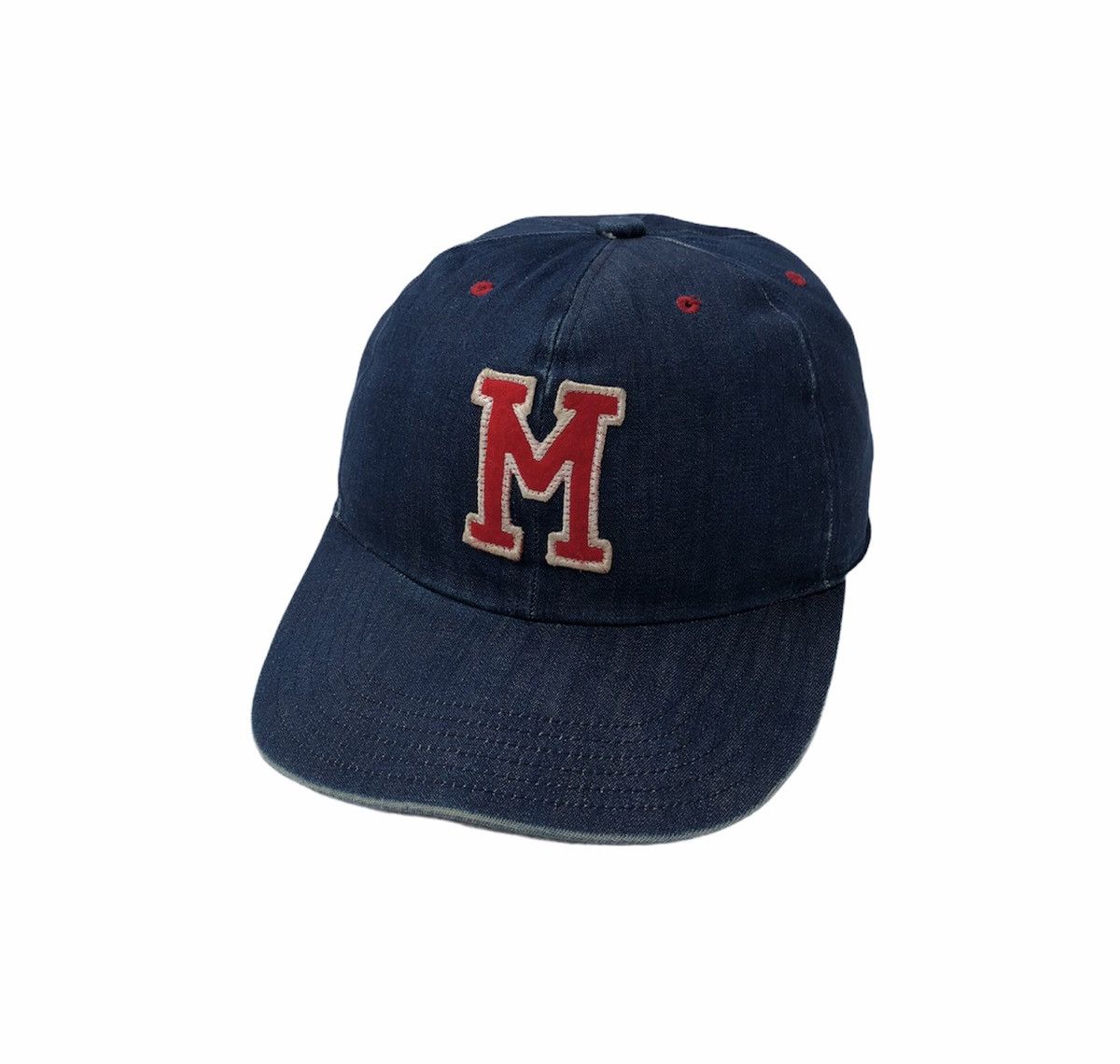 Blue Blue Japan Vintage Blue Blue Denim Full Cap Size ONE SIZE - 2 Thumbnail