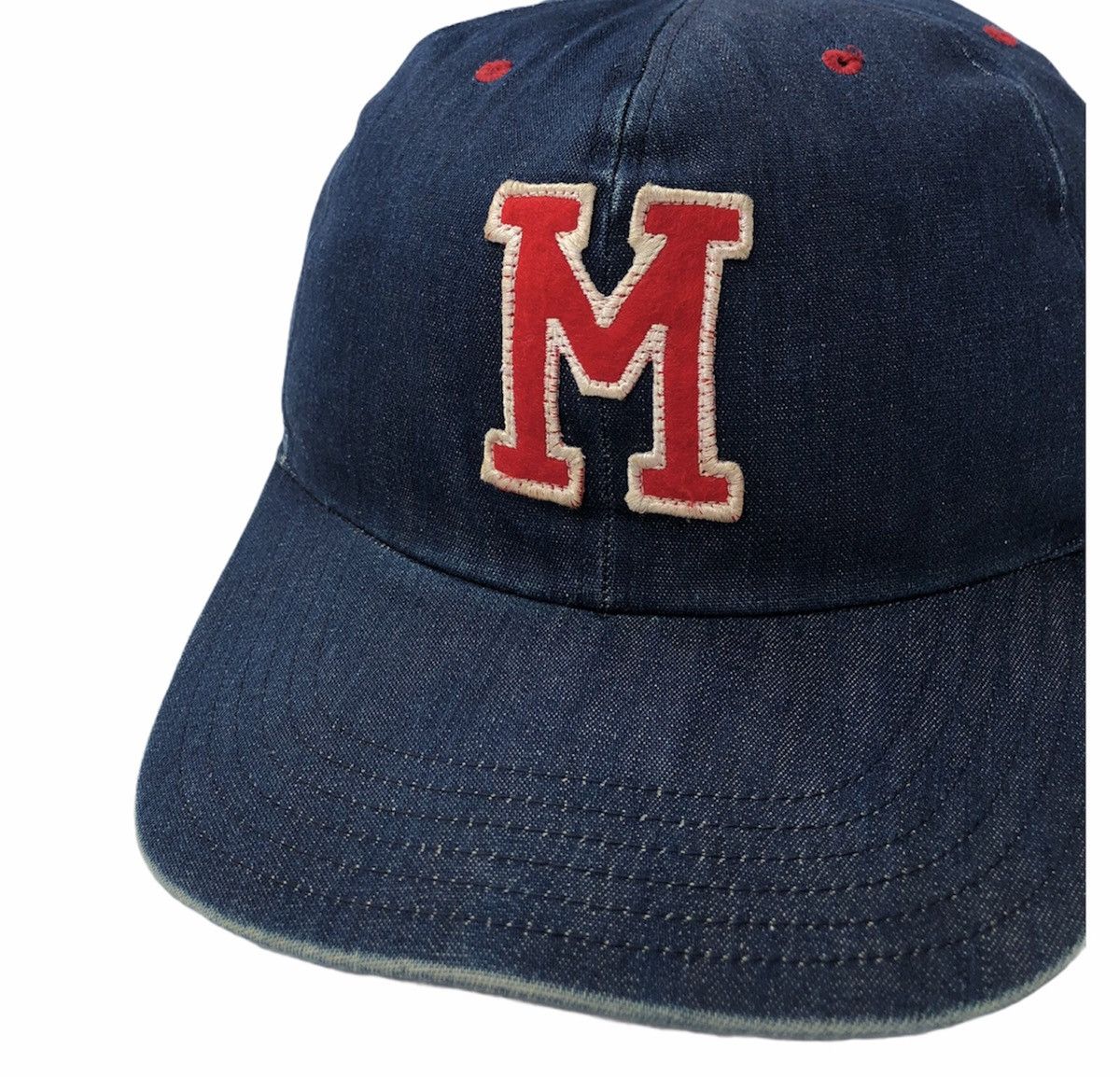 Blue Blue Japan Vintage Blue Blue Denim Full Cap Size ONE SIZE - 3 Thumbnail