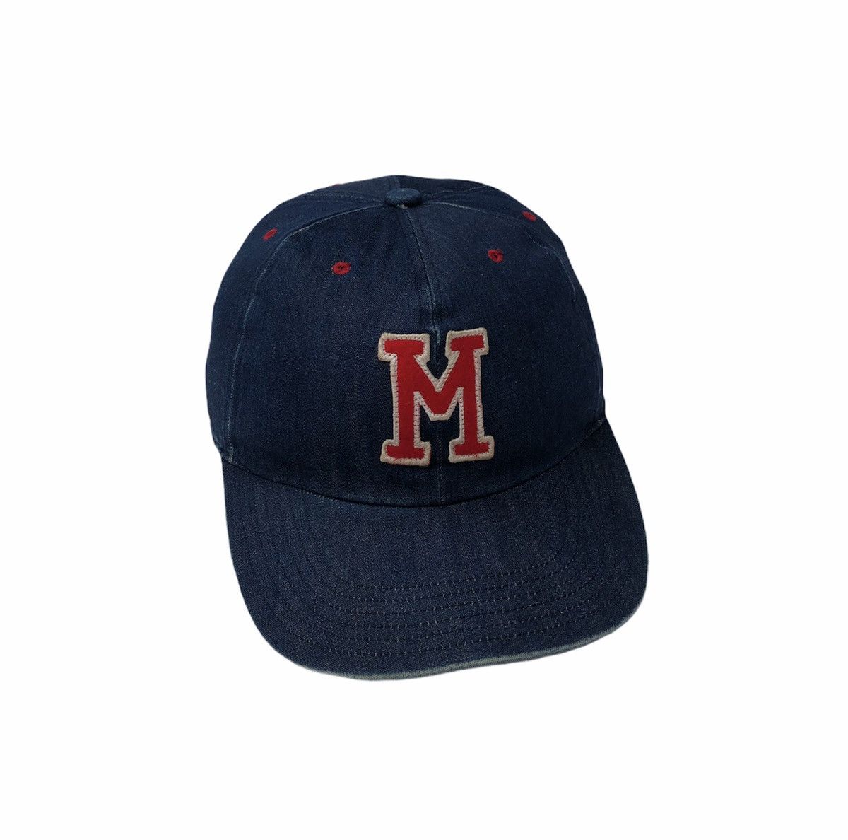 Blue Blue Japan Vintage Blue Blue Denim Full Cap Size ONE SIZE - 1 Thumbnail