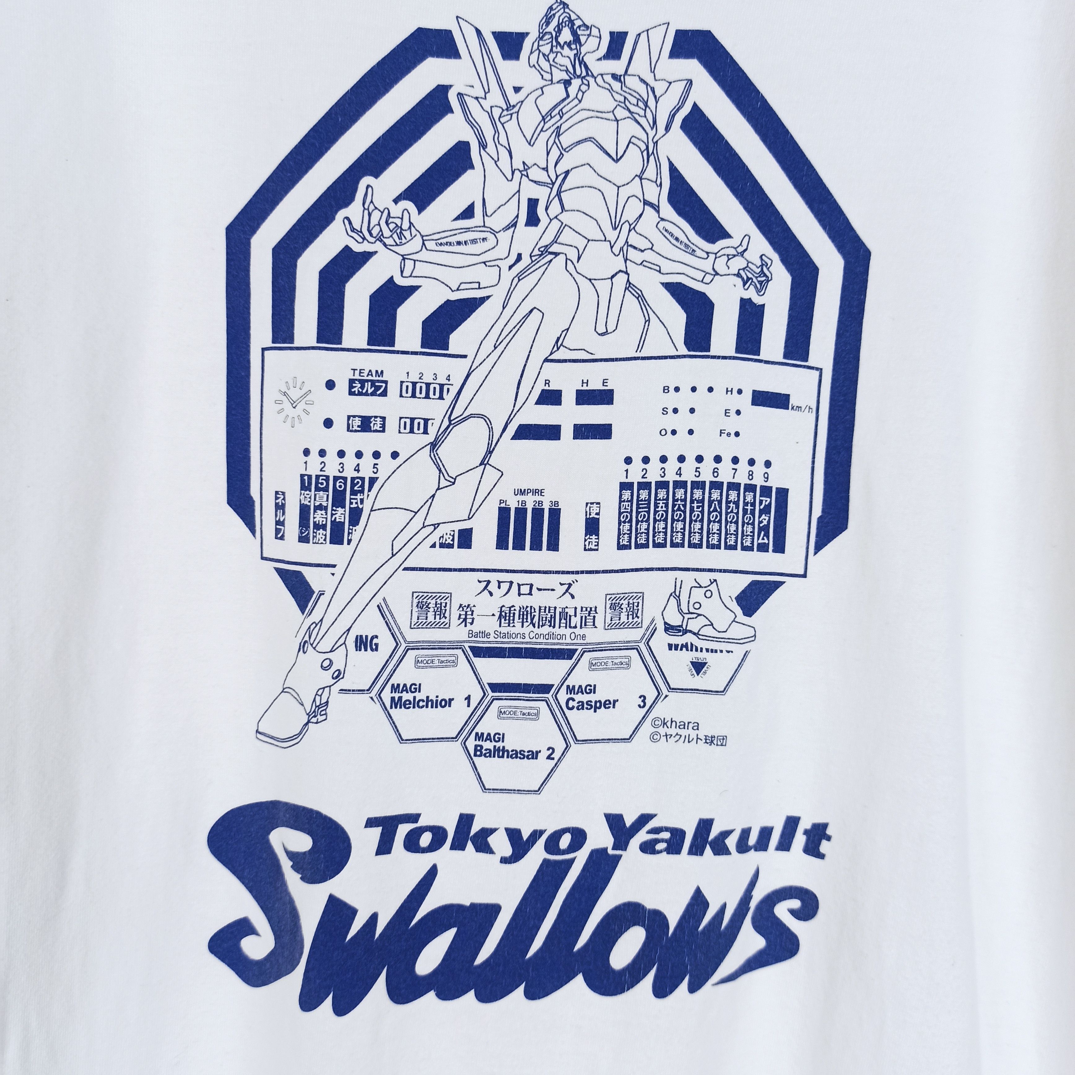 Anime Vintage🔥 Neon Genesis Evangelion Nerv Movie Japan T-shirt Size US L / EU 52-54 / 3 - 2 Thumbnail