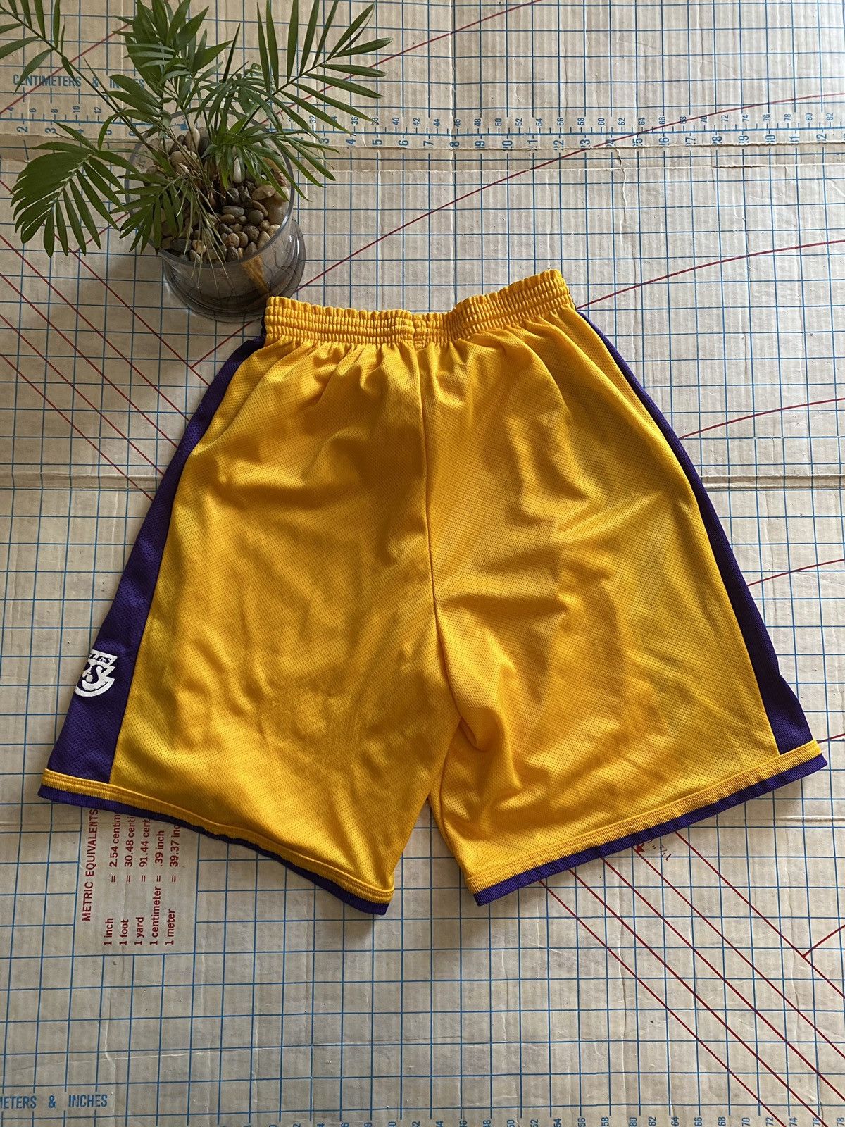 Champion × NBA × Vintage Vintage Champion LA Lakers Basketball Shorts Fits 32-33 Size US 32 / EU 48 - 10 Thumbnail
