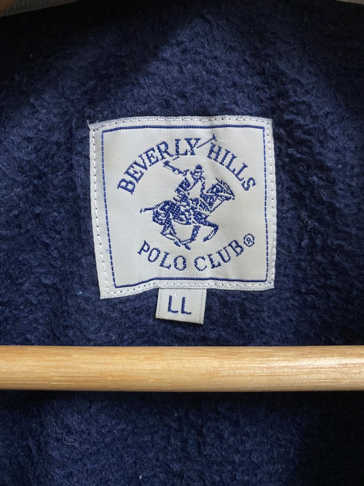 Beverly Hills Polo Club × Vintage Vintage BEVERLY HILLS POLO CLUB Fleece Zipper Sweater Size US XL / EU 56 / 4 - 5 Thumbnail