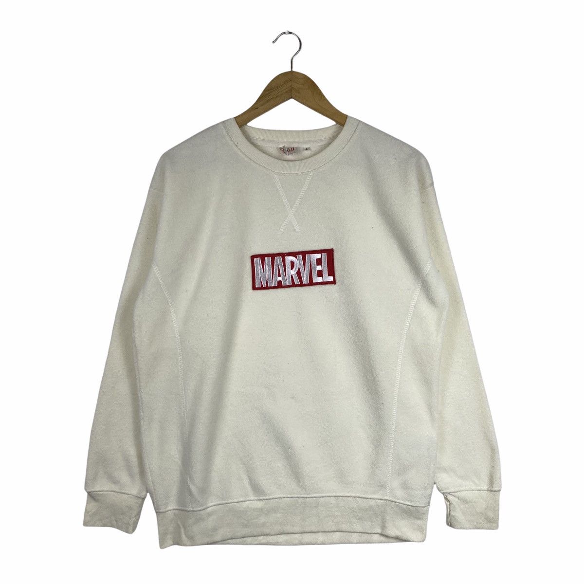 Marvel Comics MARVEL COMICS Center Logo Embroidery Fleece Sweatshirt Size US M / EU 48-50 / 2 - 1 Thumbnail