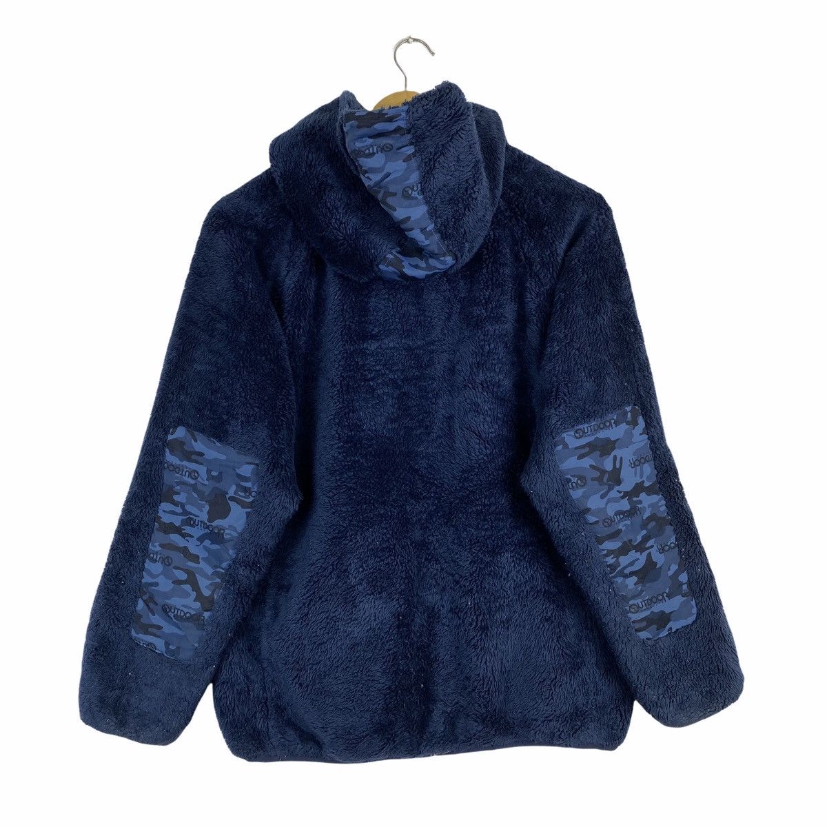 Vintage Vintage OUTDOOR Retro Classic-X Fleece Hoodie Sweater Jacket Size US L / EU 52-54 / 3 - 2 Thumbnail