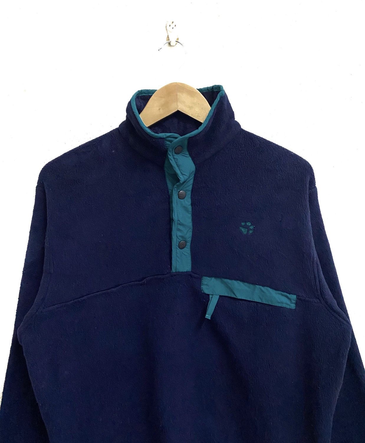 Jack Wolfskin × Vintage Vintage JACK WOLFSKINS Outdoor Small Logo Fleece Sweatshirt Size US M / EU 48-50 / 2 - 3 Thumbnail