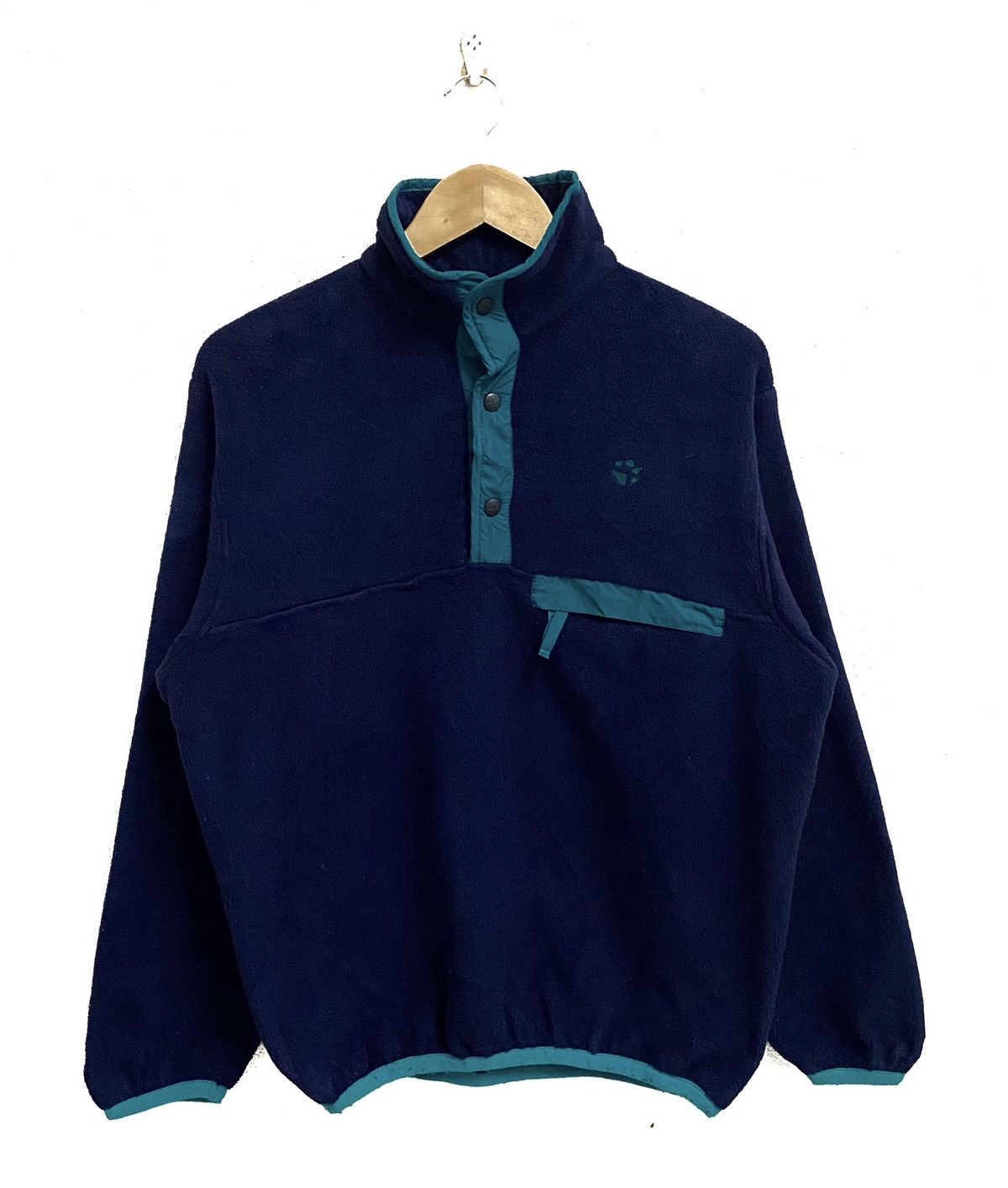 Jack Wolfskin × Vintage Vintage JACK WOLFSKINS Outdoor Small Logo Fleece Sweatshirt Size US M / EU 48-50 / 2 - 1 Thumbnail