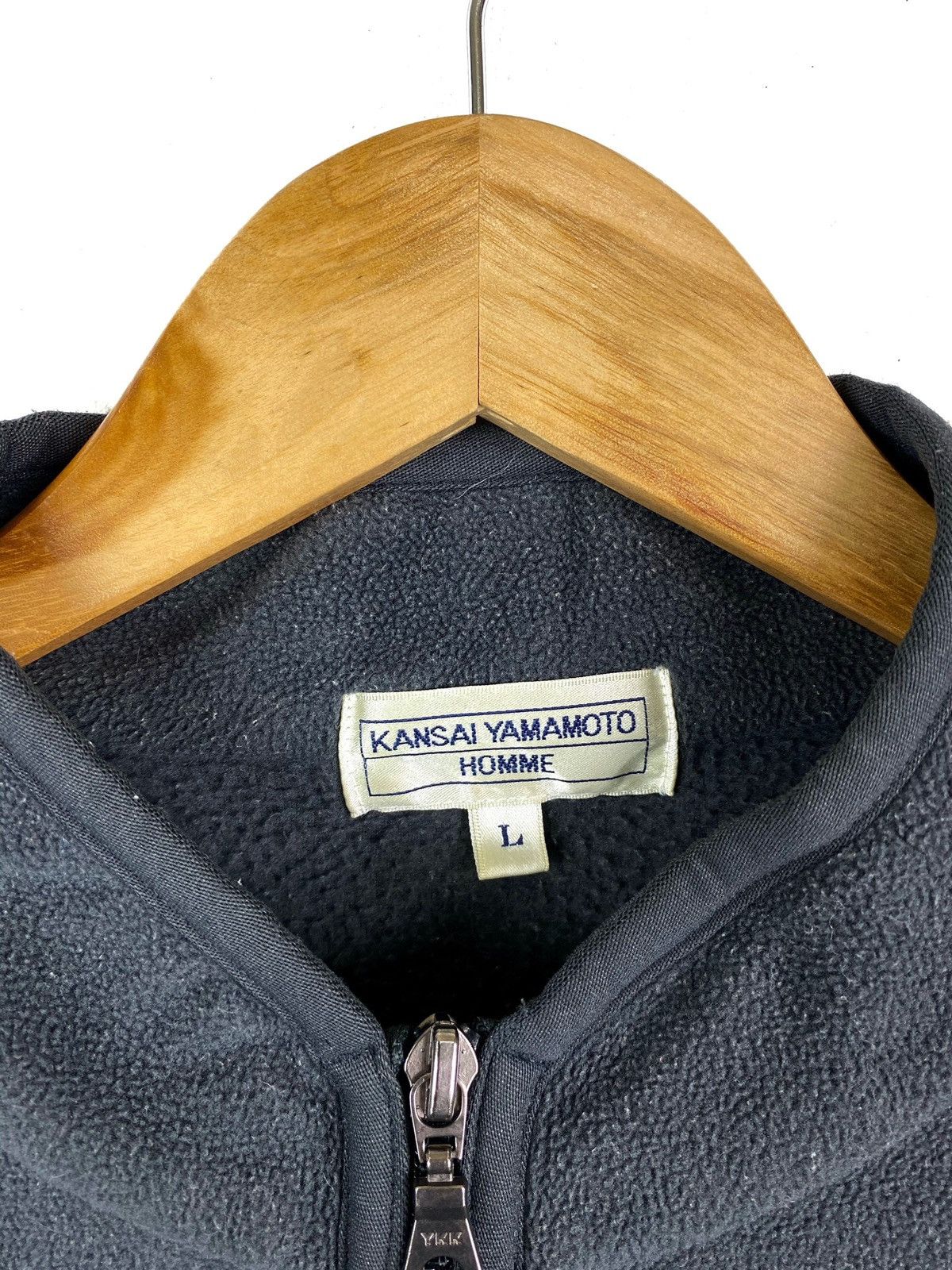 Japanese Brand × Kansai Yamamoto × Vintage VINTAGE KANSAI YAMAMOTO HOMME FLEECE ZIPPER SWEATER Size US M / EU 48-50 / 2 - 4 Thumbnail