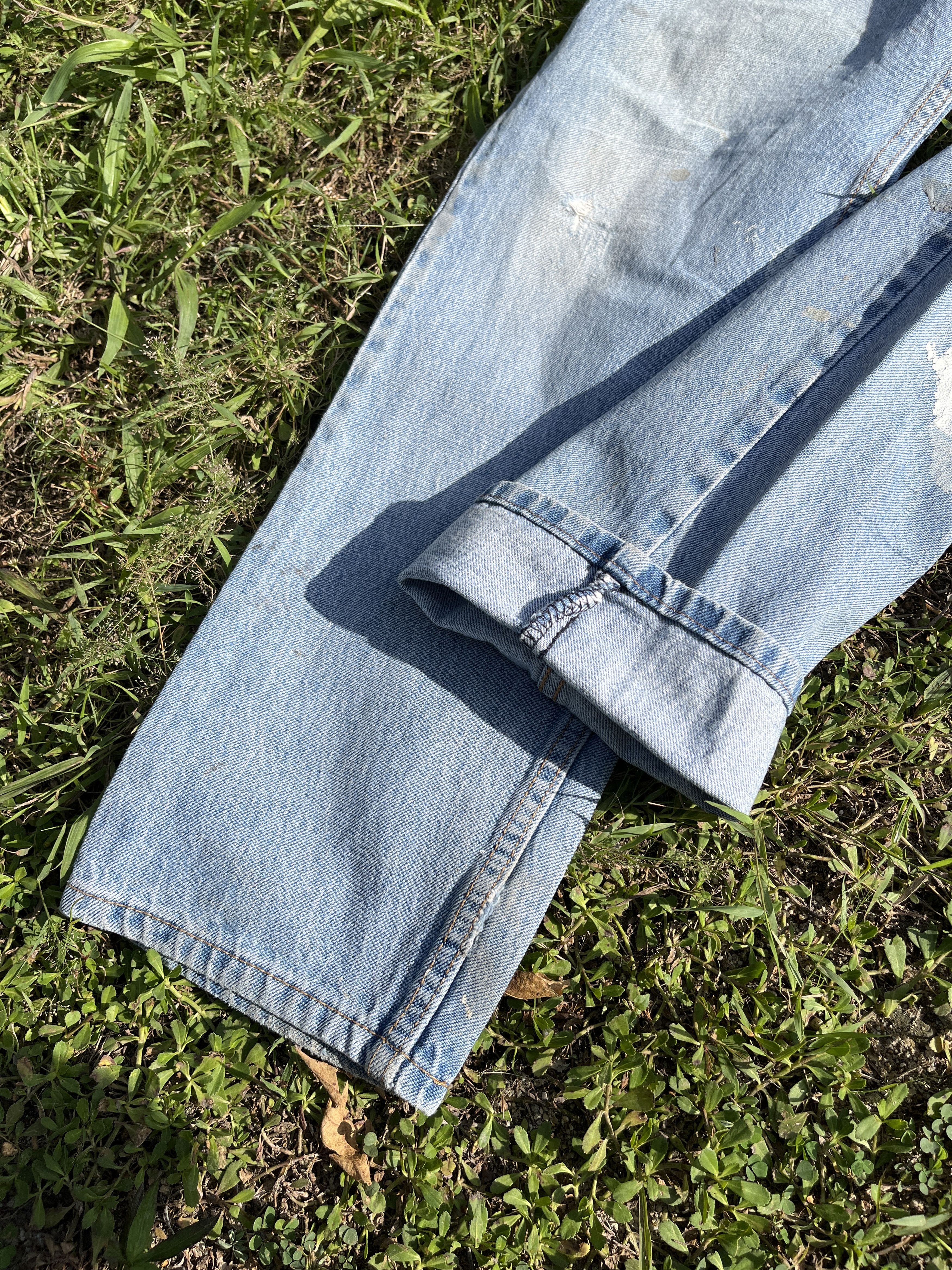 Levi's Vintage Levis 502 Light Wash Jeans - J048 Size US 30 / EU 46 - 5 Thumbnail