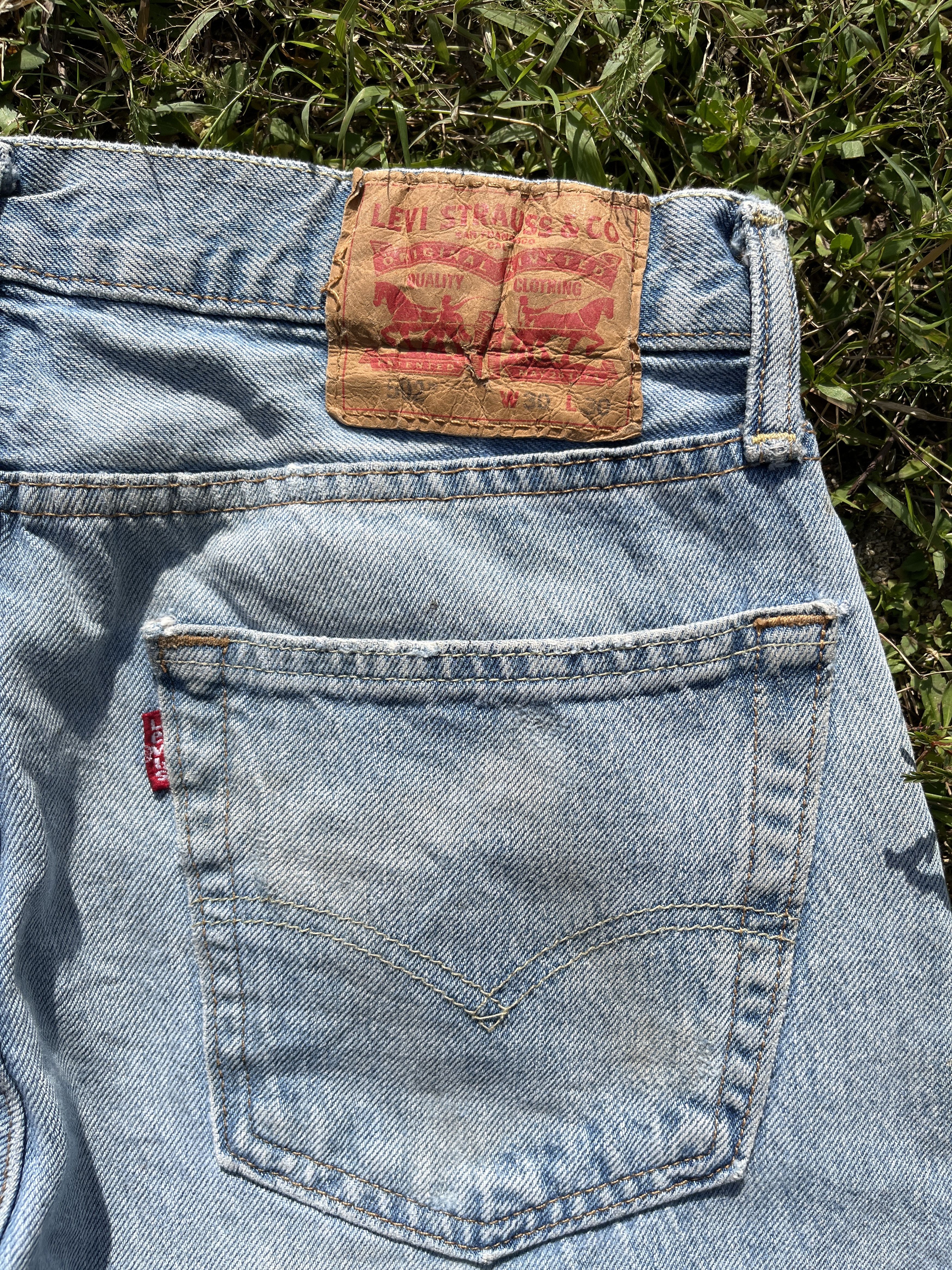 Levi's Vintage Levis 502 Light Wash Jeans - J048 Size US 30 / EU 46 - 9 Thumbnail
