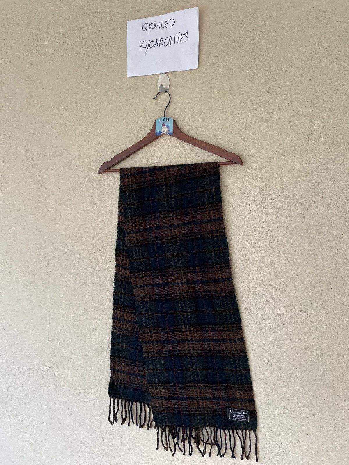 Christian Dior Monsieur VINTAGE CHRISTIAN DIOR MUFFLER Size ONE SIZE - 3 Thumbnail