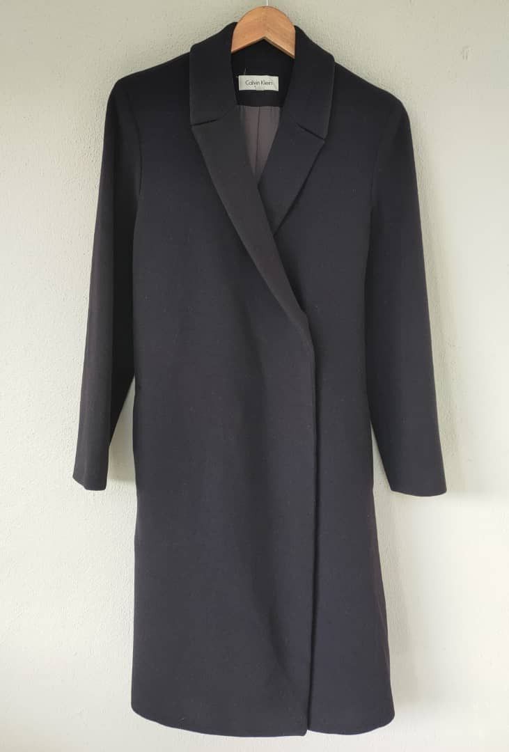 Calvin Klein 💥LAST CALL💥 Calvin Klein Wool Long Coat Size M / US 6-8 / IT 42-44 - 3 Thumbnail