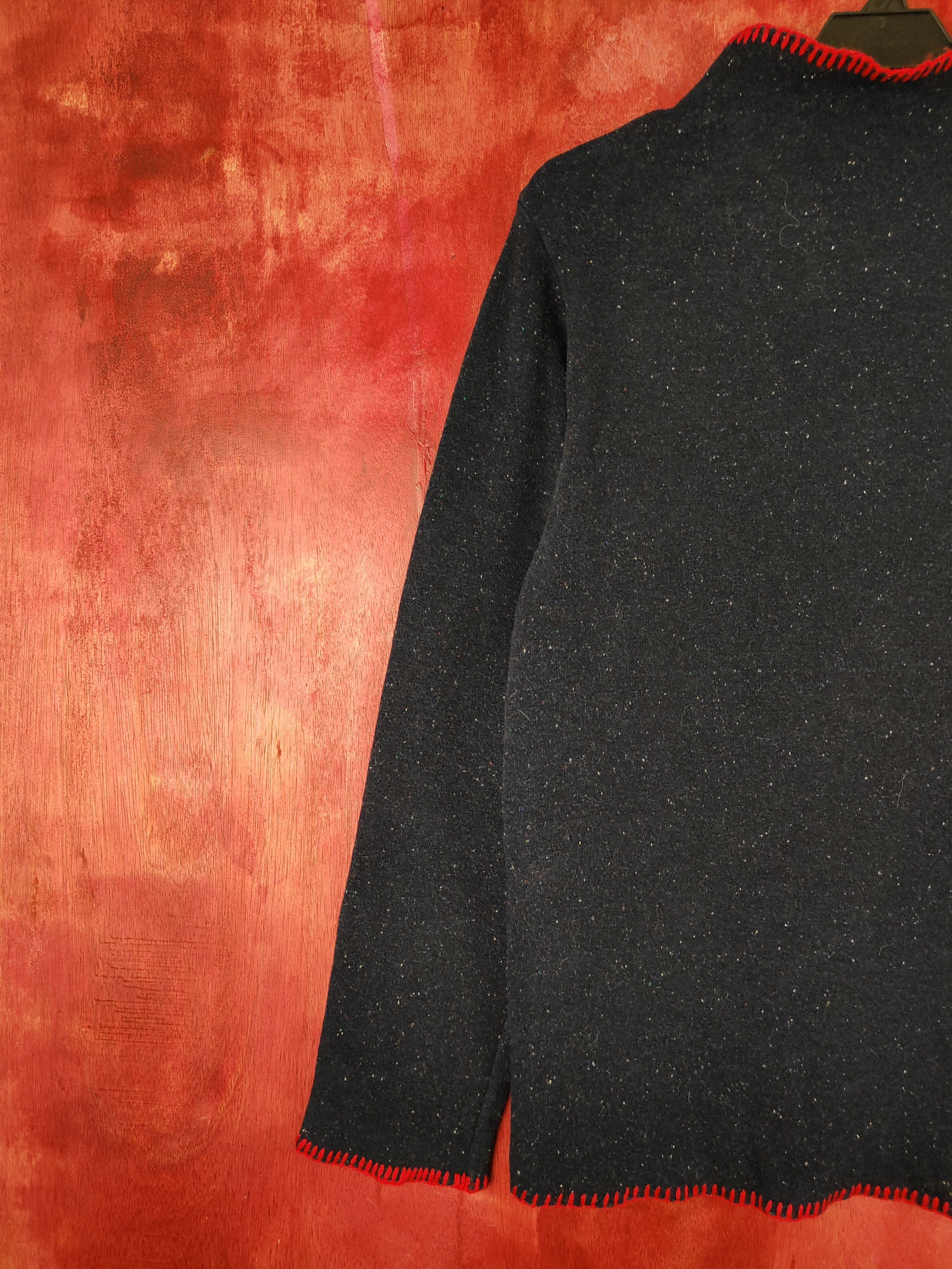 Comme des Garcons DL Tricot Comme Des Garcons Darkblue Knitwear #A1231 Size US M / EU 48-50 / 2 - 8 Thumbnail