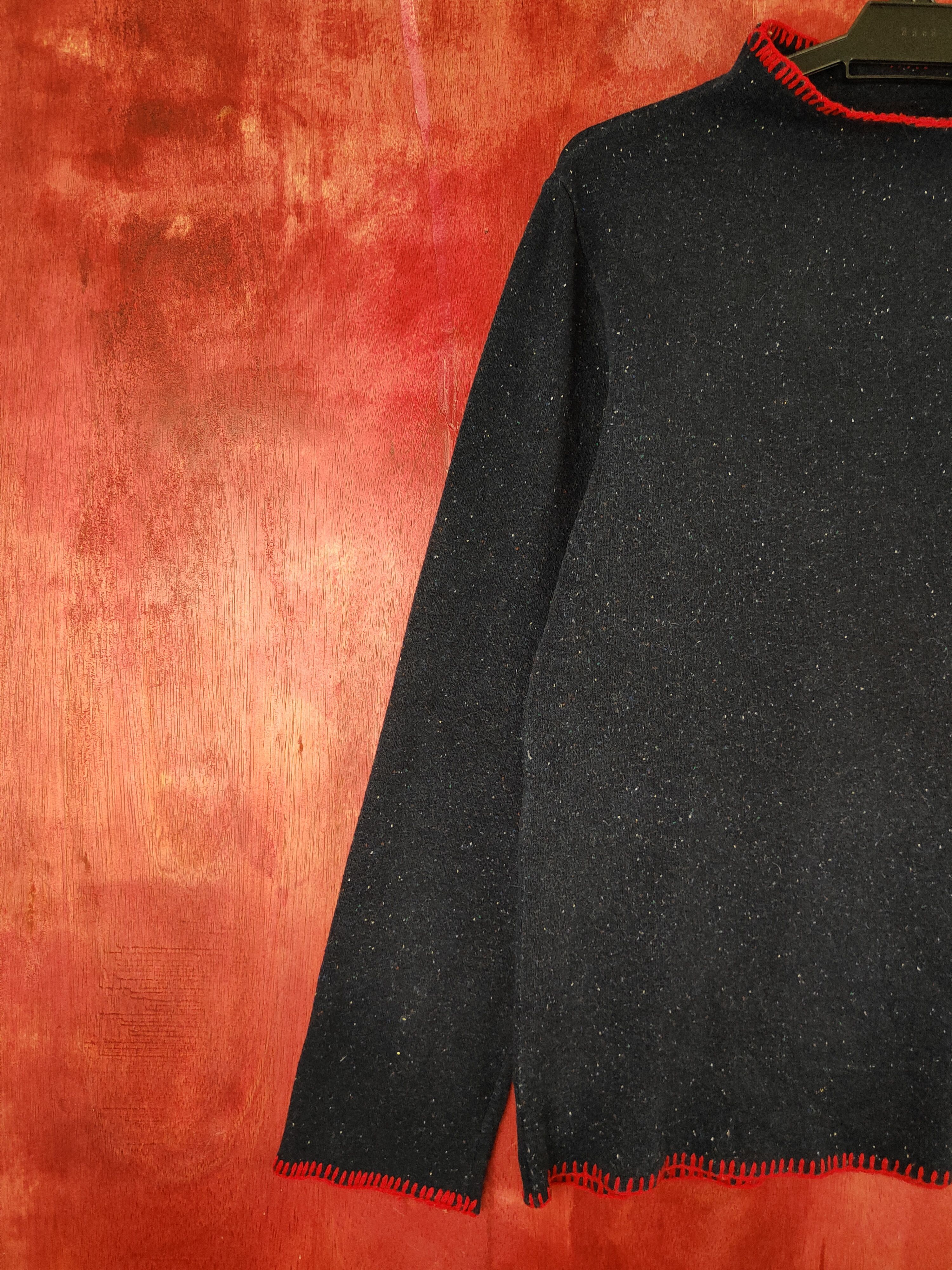 Comme des Garcons DL Tricot Comme Des Garcons Darkblue Knitwear #A1231 Size US M / EU 48-50 / 2 - 3 Thumbnail