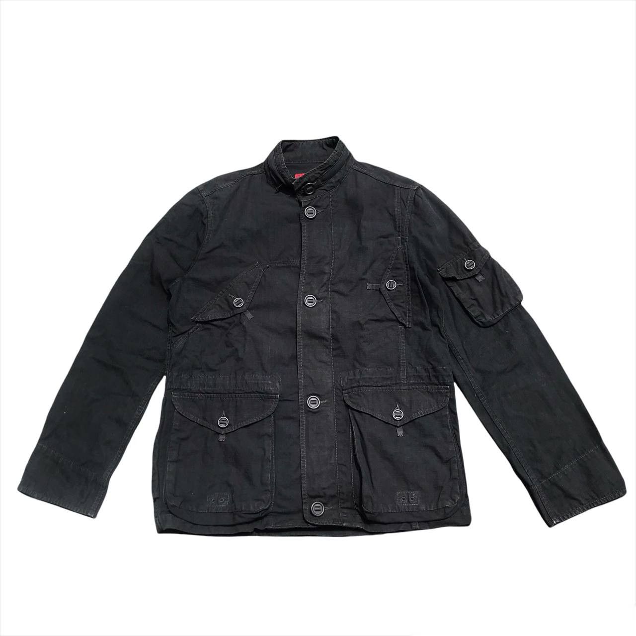 image of 20471120 x Archival Clothing 291295 Homme Tactical Multipocket Jacket in Brown, Men's (Size Medium)