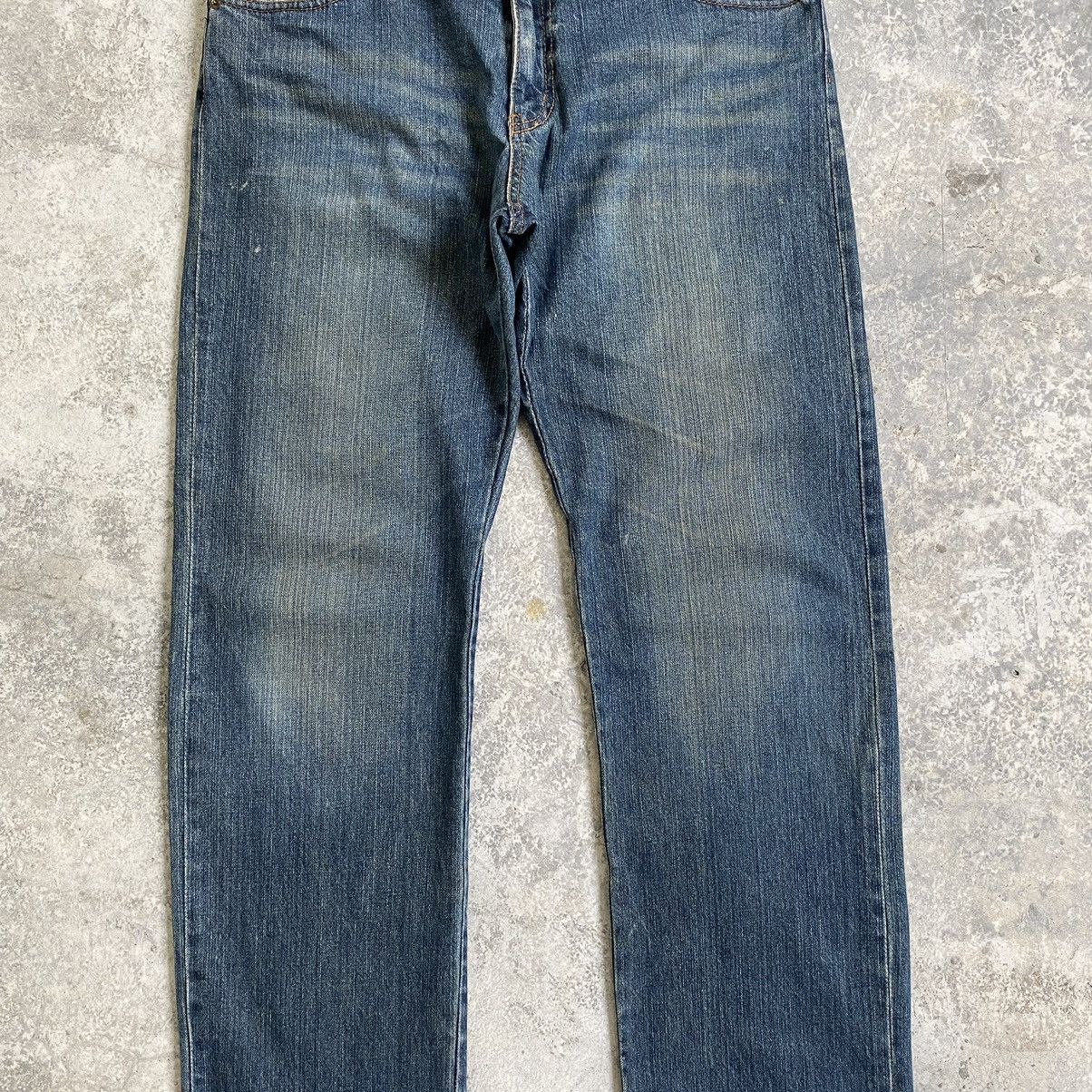 Japanese Brand Karakuri Tamashii Style Memory Special Fish Sukajan Jeans Size US 36 / EU 52 - 7 Thumbnail