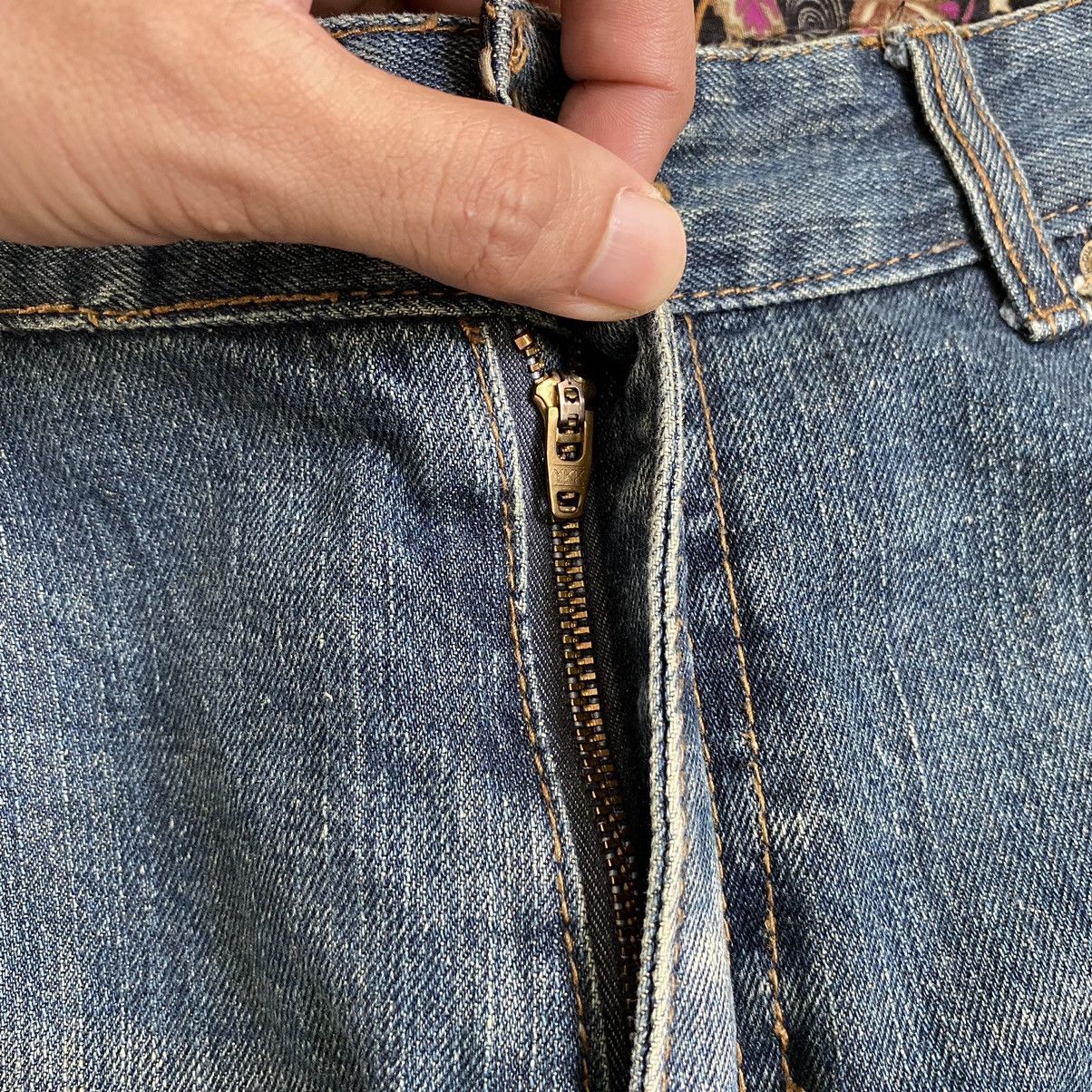 Japanese Brand Karakuri Tamashii Style Memory Special Fish Sukajan Jeans Size US 36 / EU 52 - 14 Thumbnail