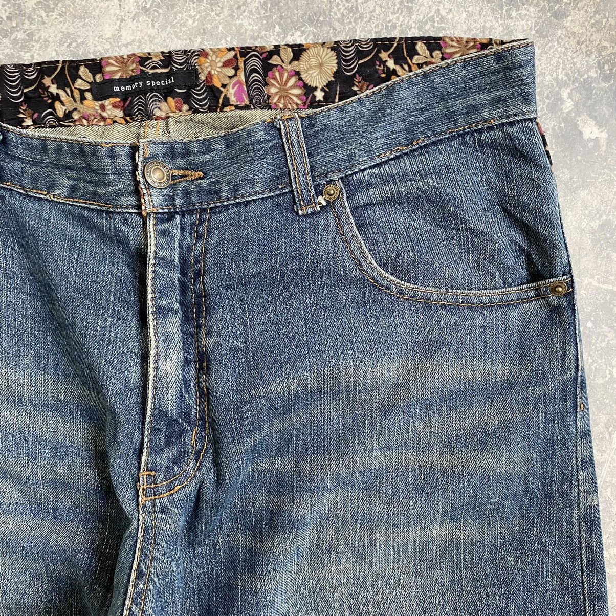 Japanese Brand Karakuri Tamashii Style Memory Special Fish Sukajan Jeans Size US 36 / EU 52 - 12 Thumbnail