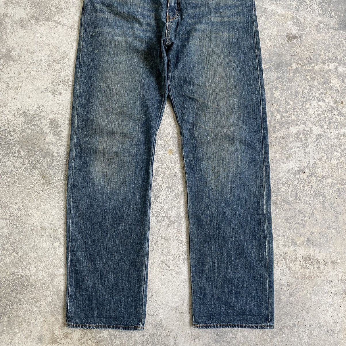 Japanese Brand Karakuri Tamashii Style Memory Special Fish Sukajan Jeans Size US 36 / EU 52 - 6 Thumbnail