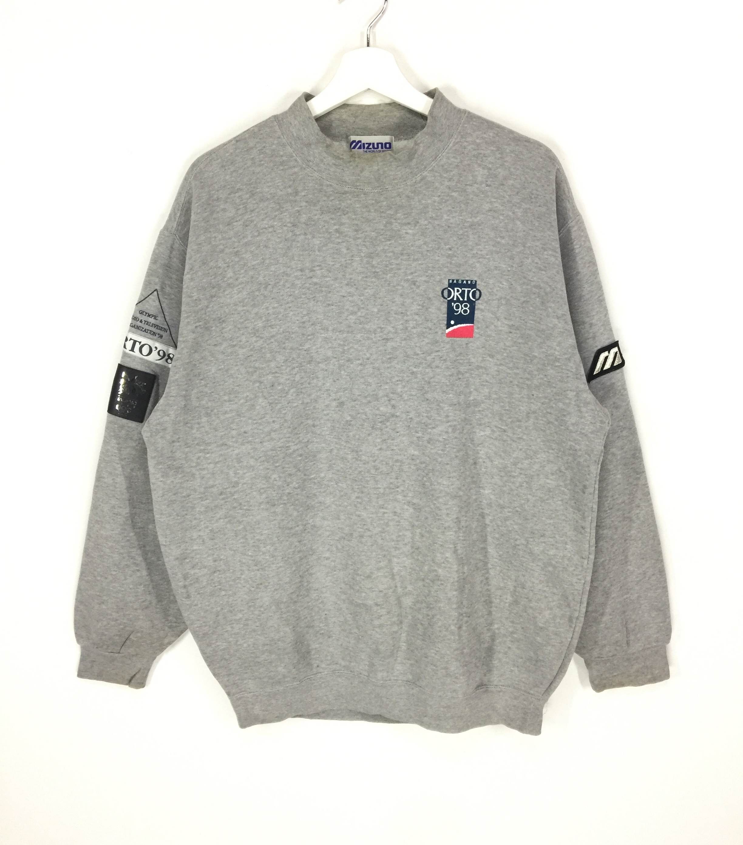 Japanese Brand × Mizuno × Vintage Mizuno olympic nagano orto 1998 vintage sweatshirt Size US L / EU 52-54 / 3 - 1 Thumbnail